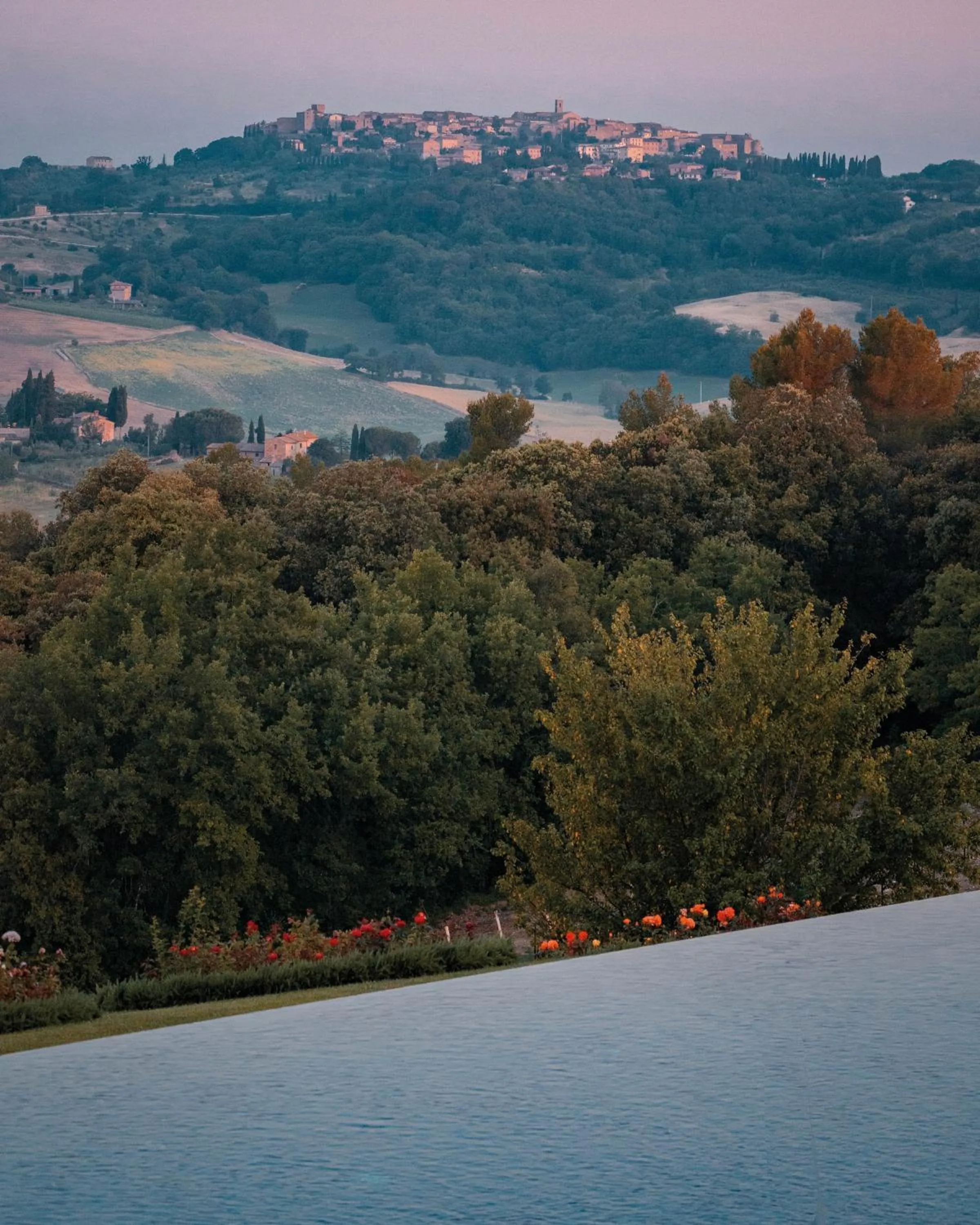 Swimming pool in Castello di Casole, A Belmond Hotel, Tuscany