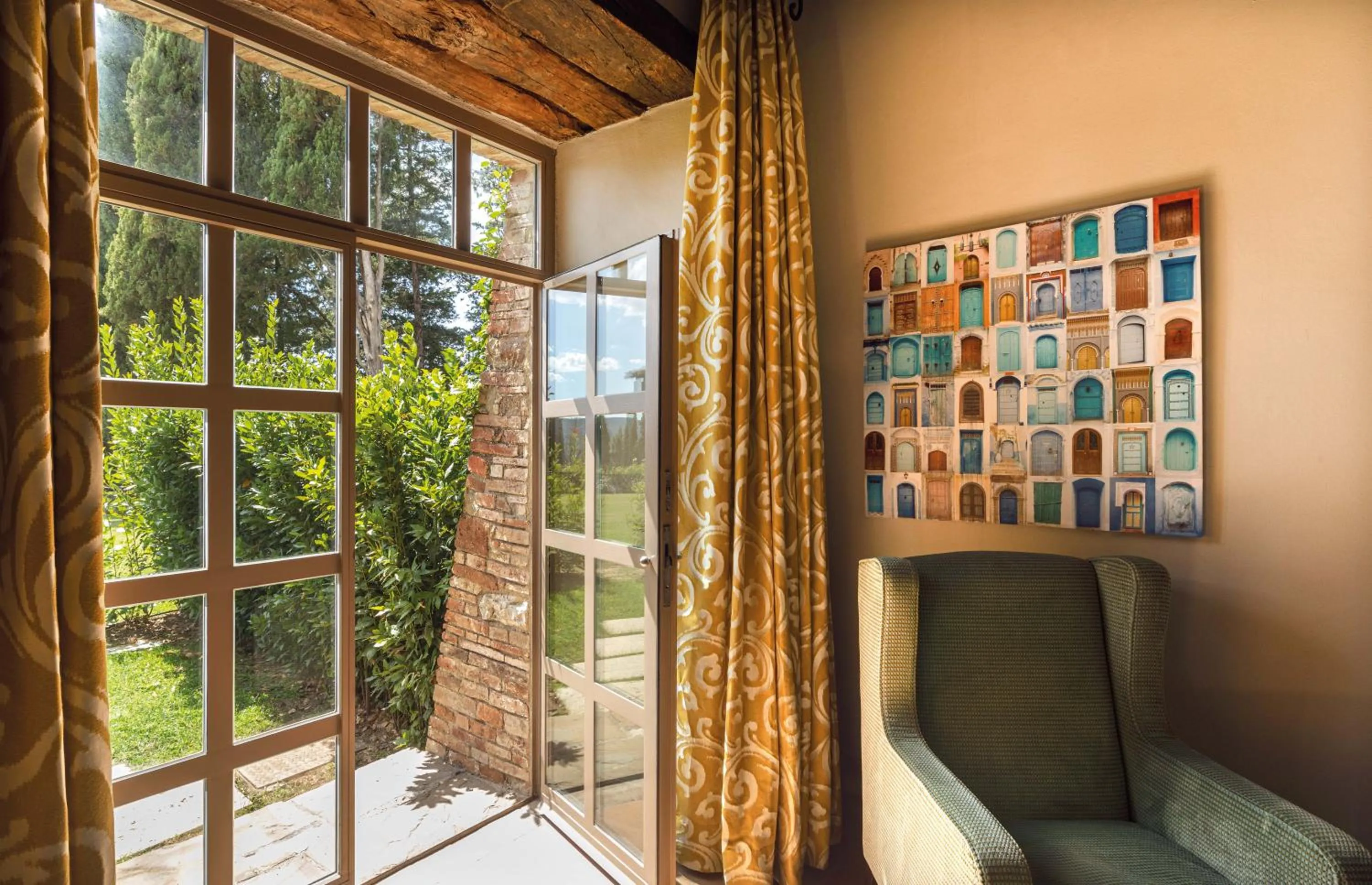 Bedroom in Castello di Casole, A Belmond Hotel, Tuscany