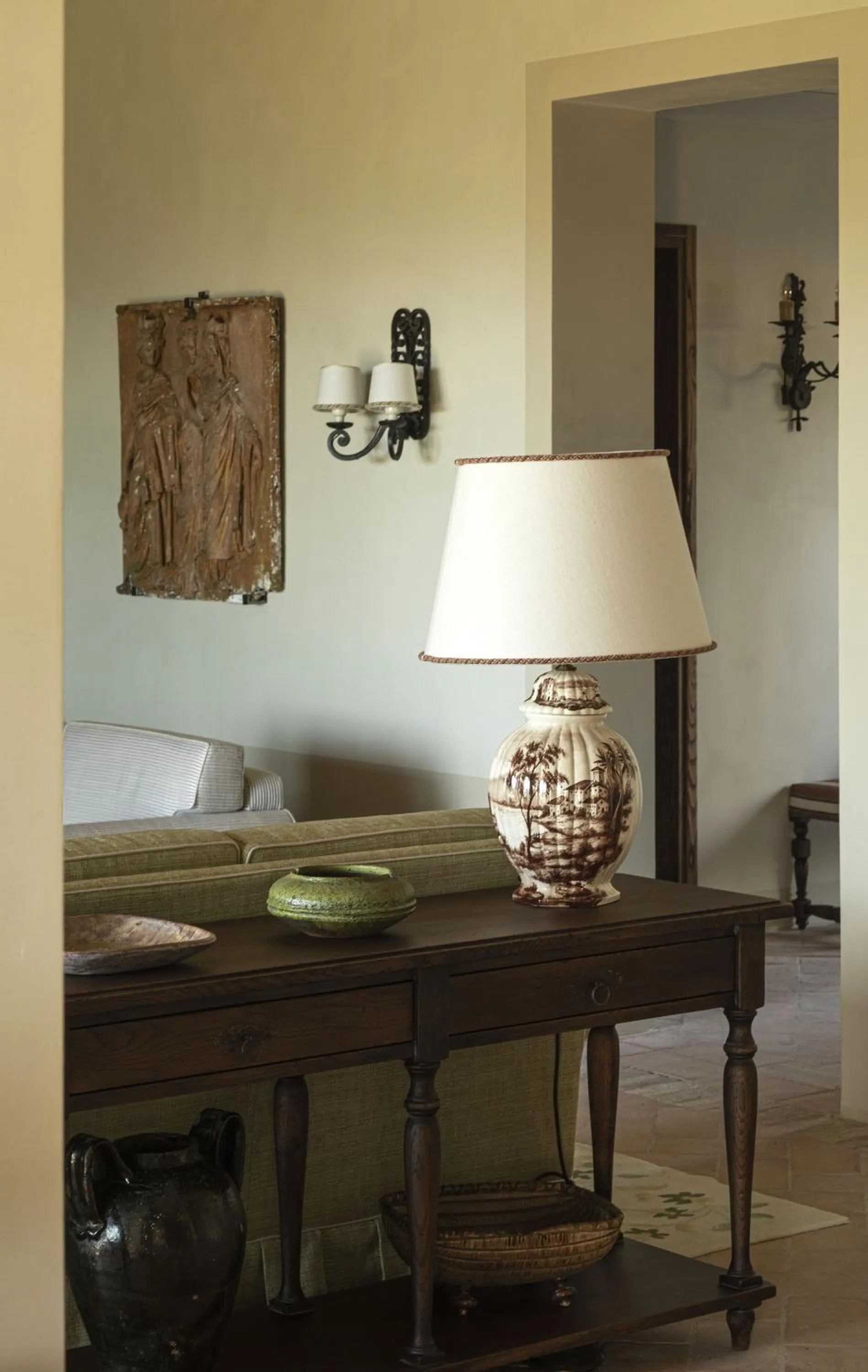 Living room in Castello di Casole, A Belmond Hotel, Tuscany