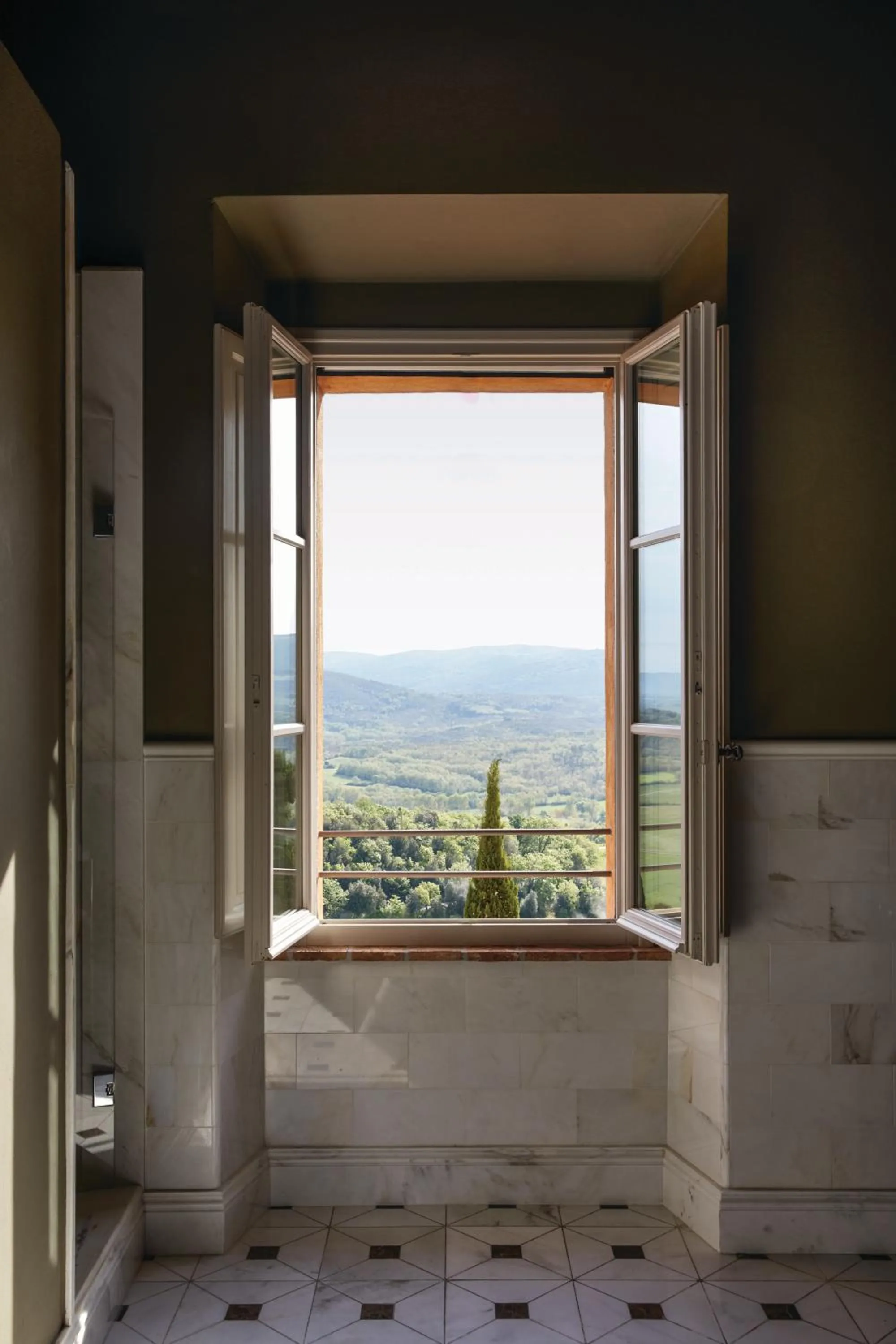 View (from property/room) in Castello di Casole, A Belmond Hotel, Tuscany