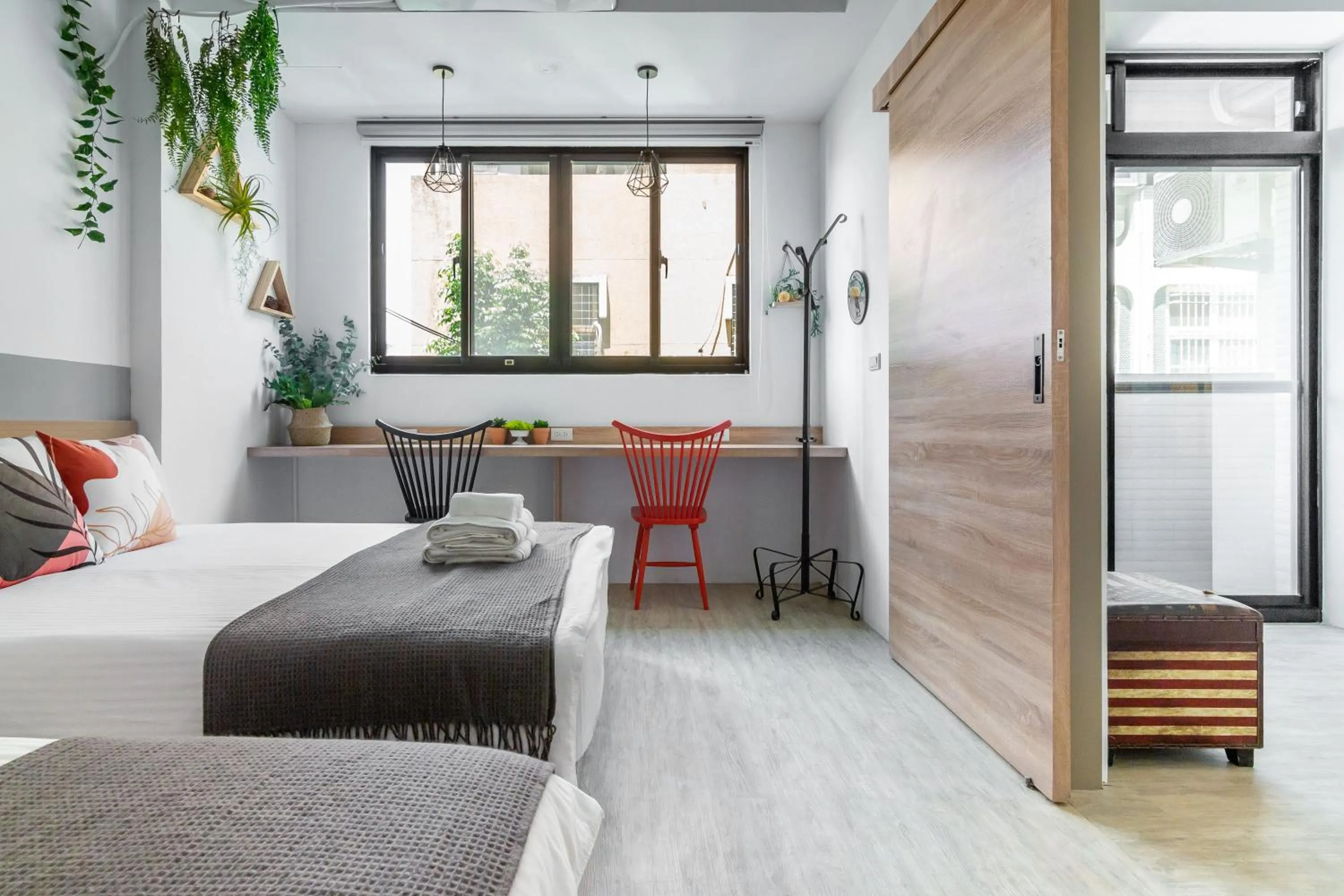 Photo of the whole room, Bed in Sleepier Multi-Minsu Tainan