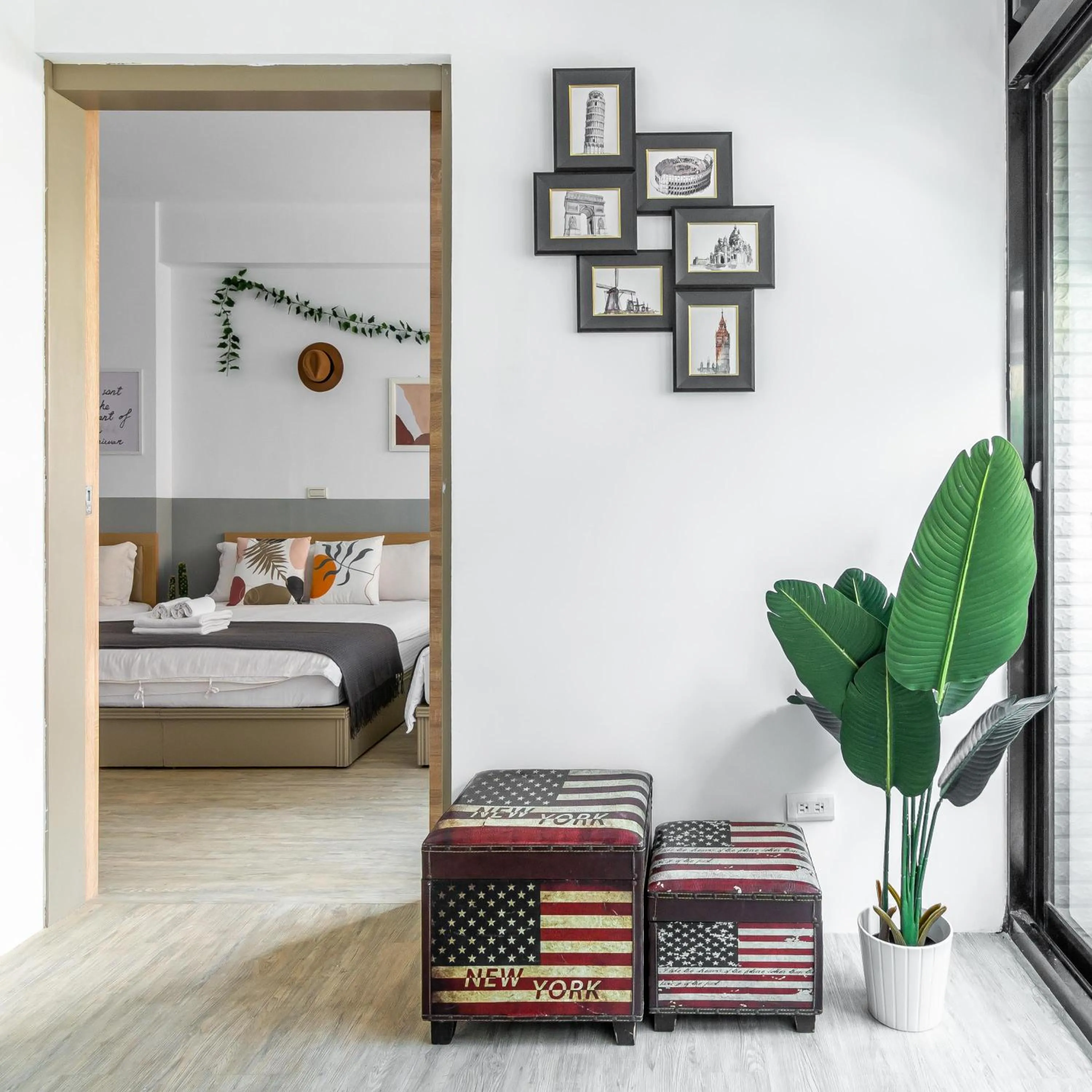 Photo of the whole room, Bed in Sleepier Multi-Minsu Tainan