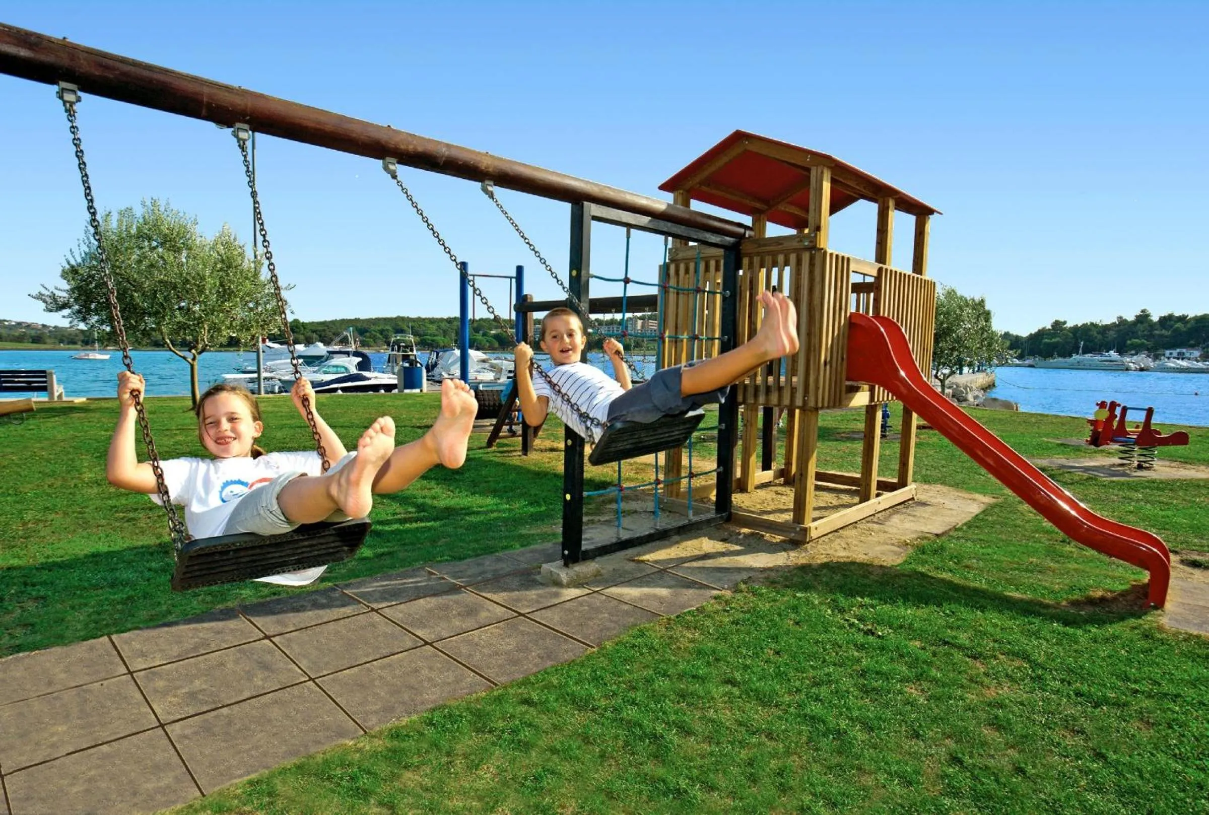 Children play ground in Villa Galijot Plava Laguna
