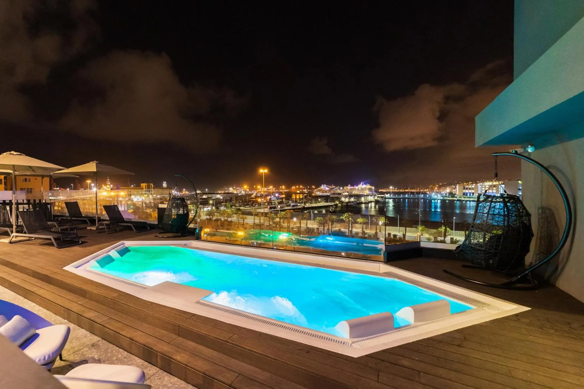 Pool view in Hotel Puerto de la Luz