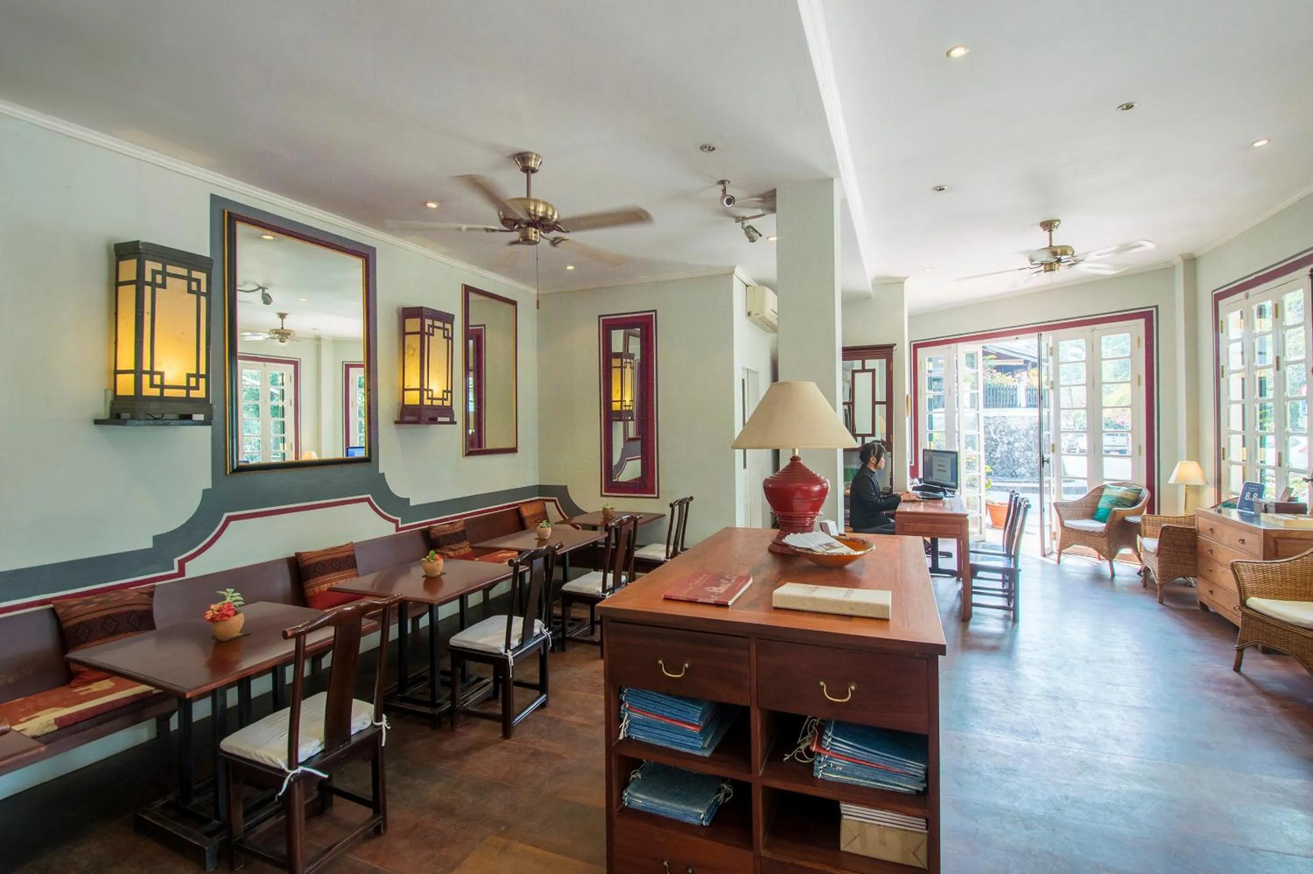 Lobby or reception in The Belle Rive Boutique Hotel