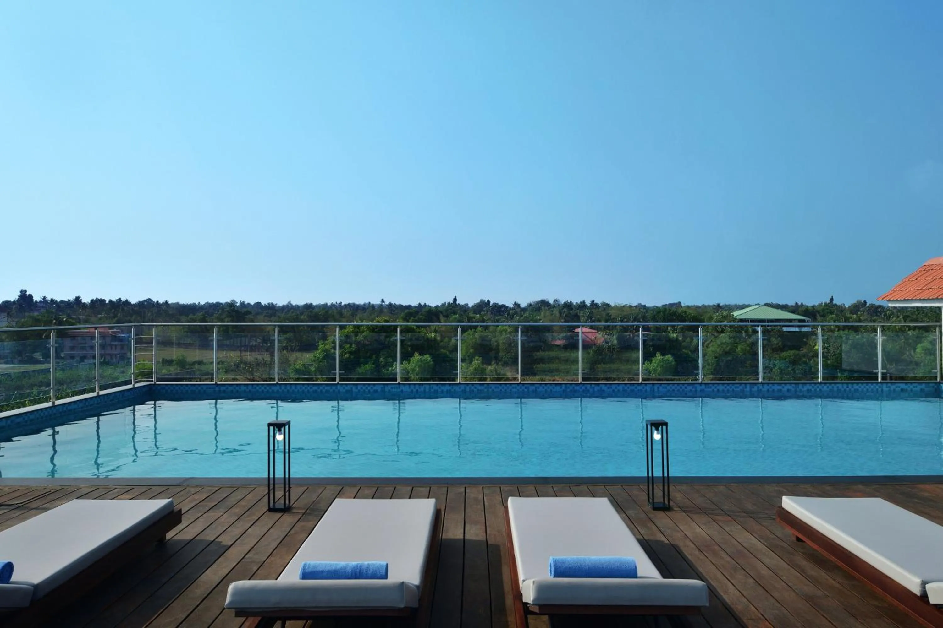 Swimming pool in Port Muziris, A Tribute Portfolio Hotel, Kochi Airport