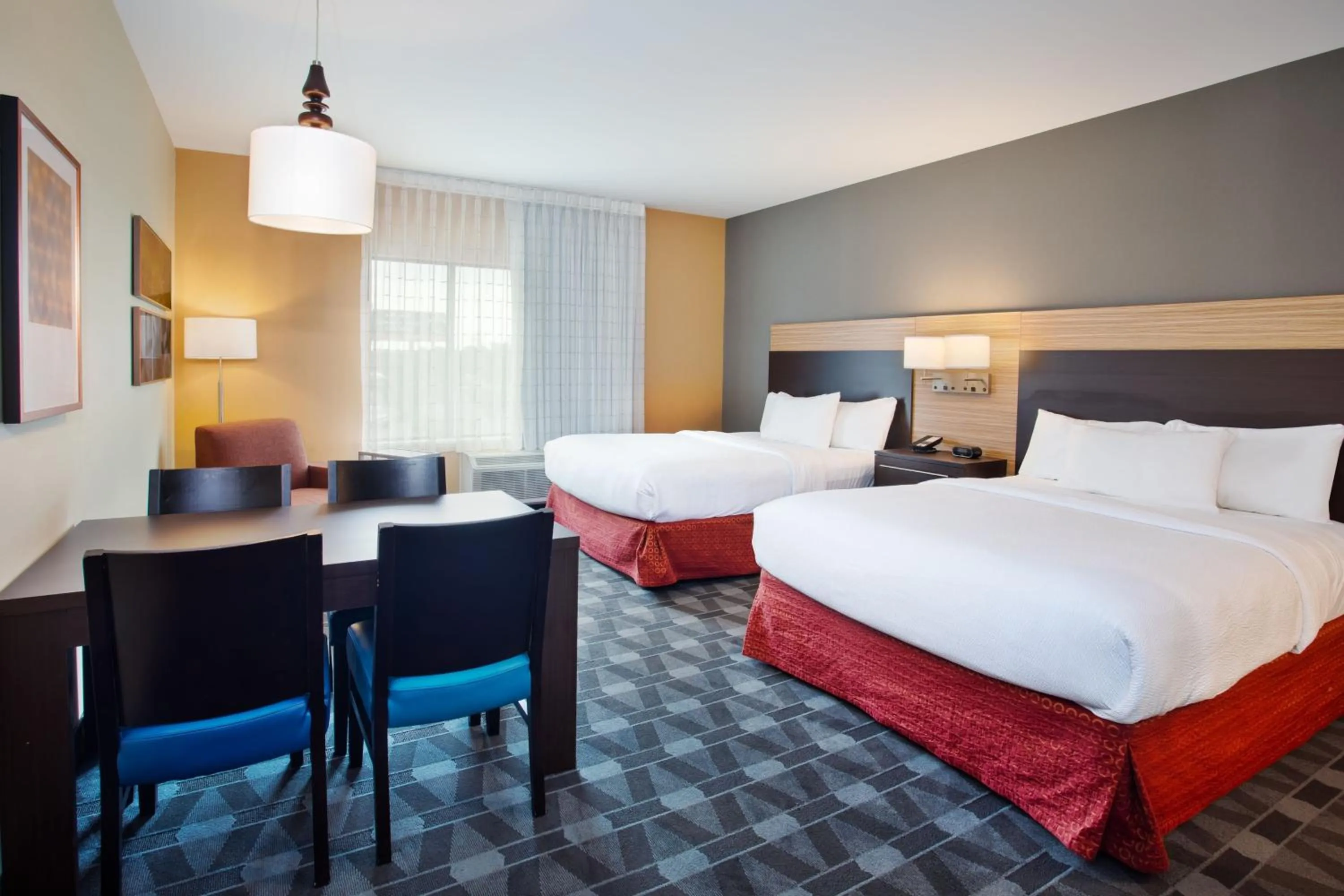 Bedroom, Bed in TownePlace Suites by Marriott Detroit Belleville