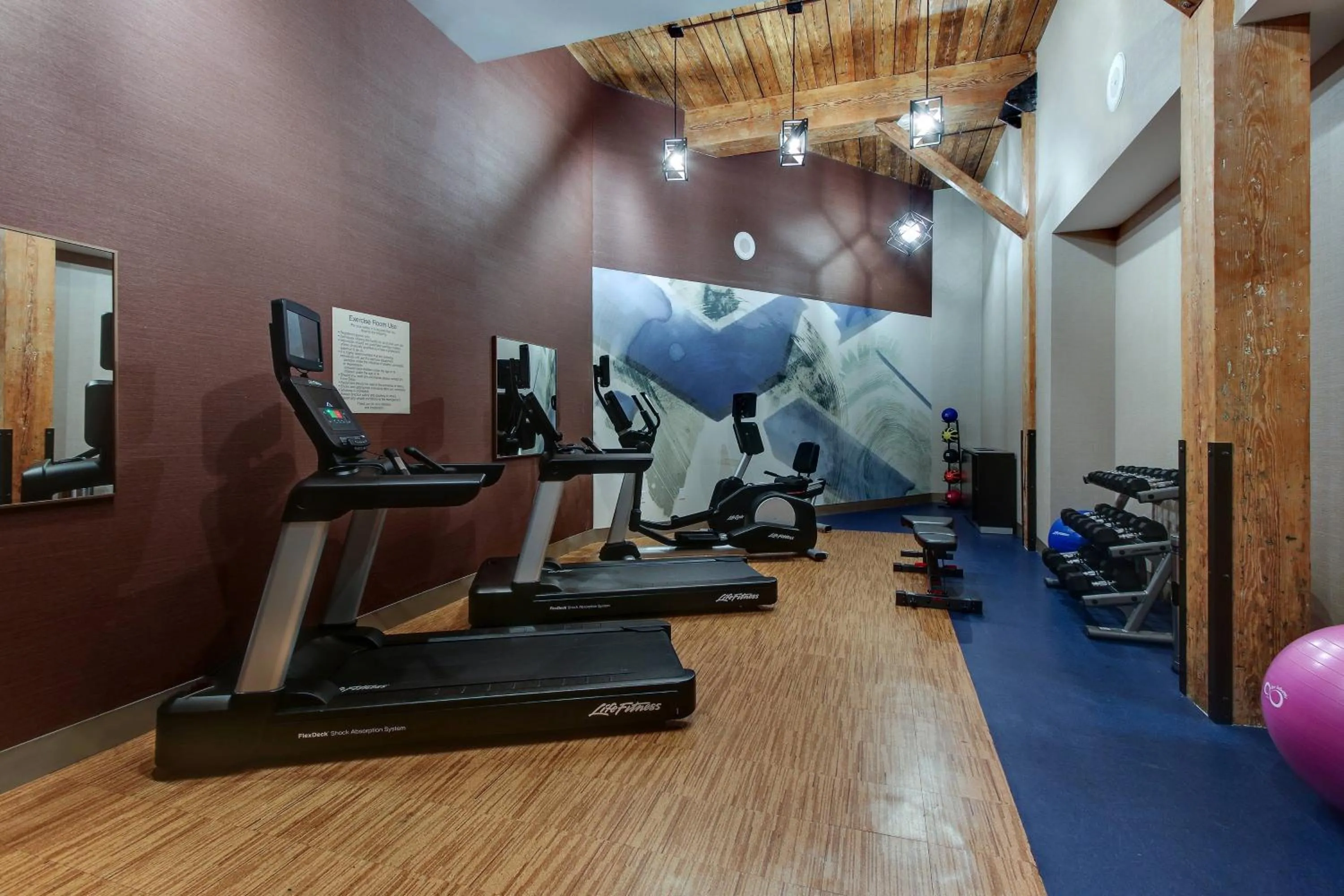 Fitness centre/facilities in SpringHill Suites by Marriott Montgomery Downtown