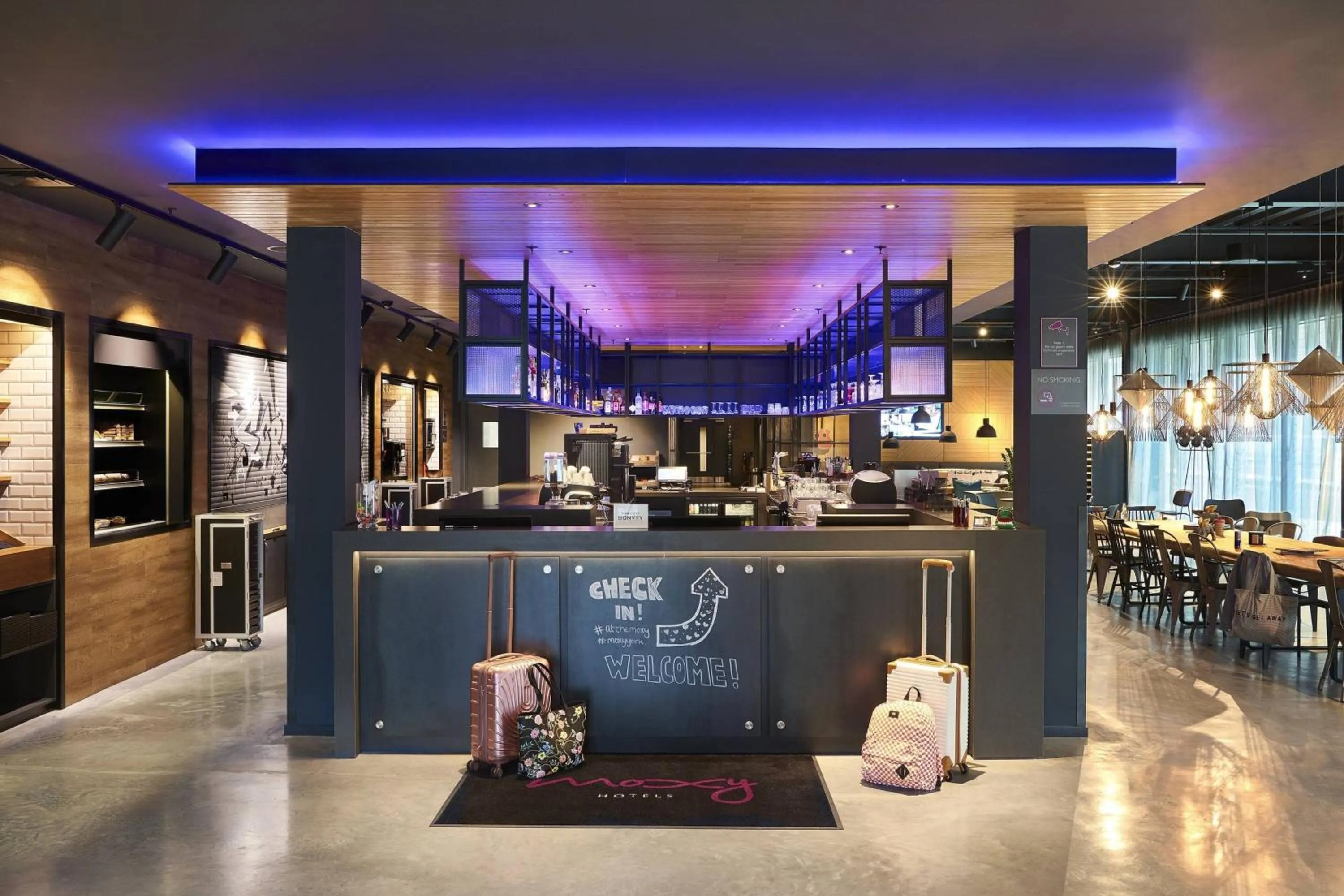 Lobby or reception in Moxy York