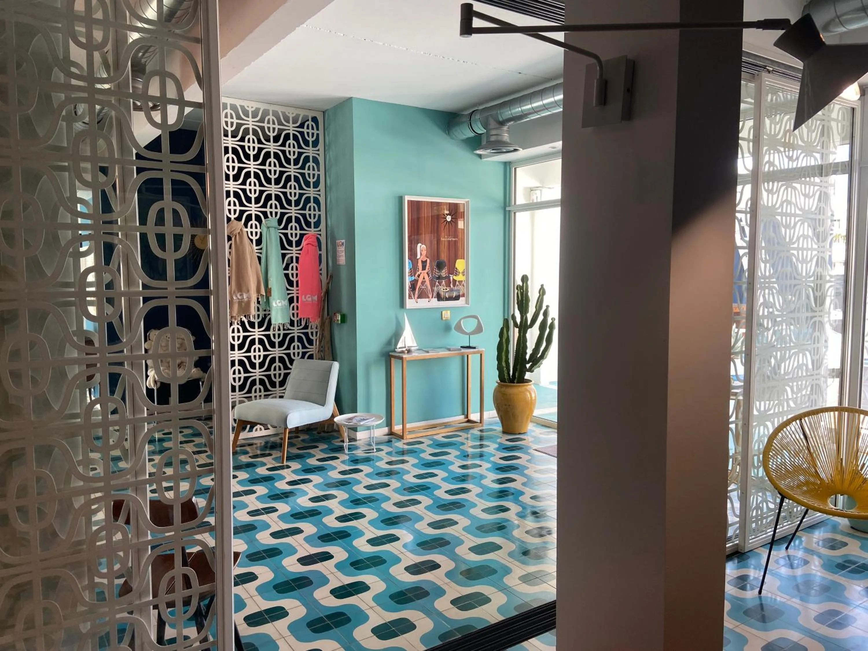 Living room in Hôtel Saint-Clair, côté Plage