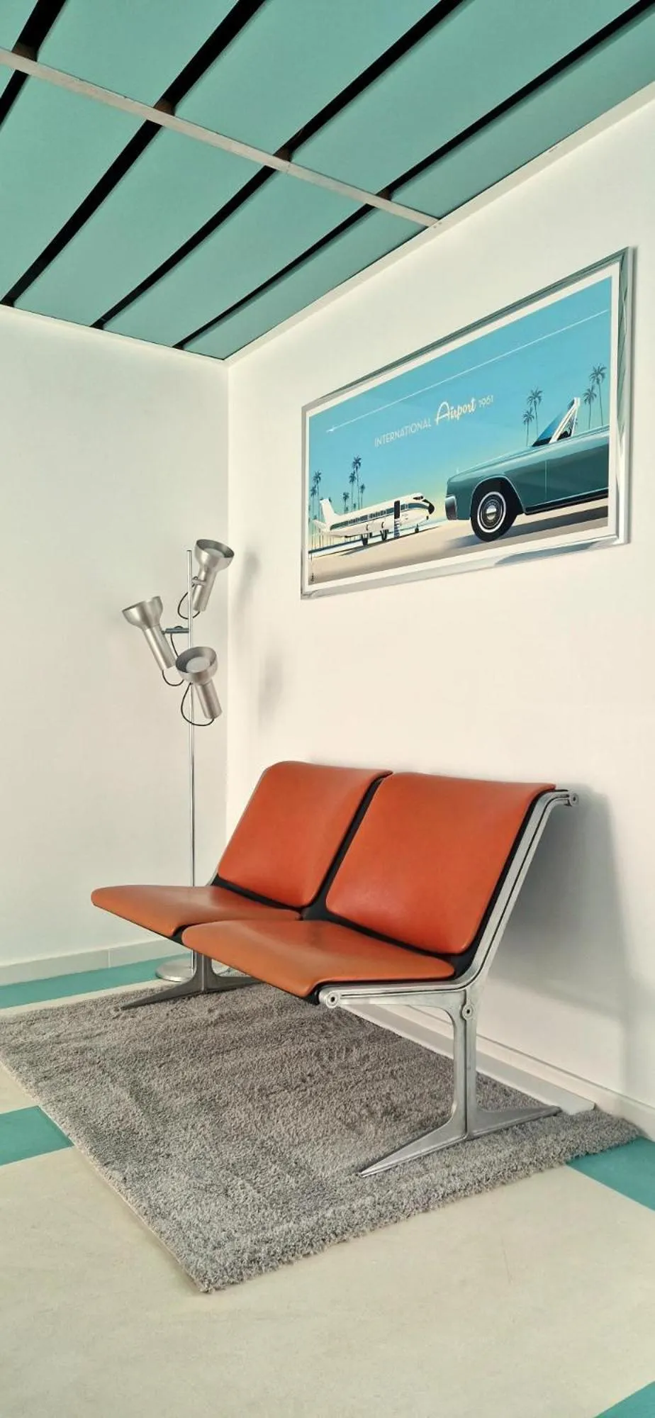 Decorative detail in Hôtel Saint-Clair, côté Plage