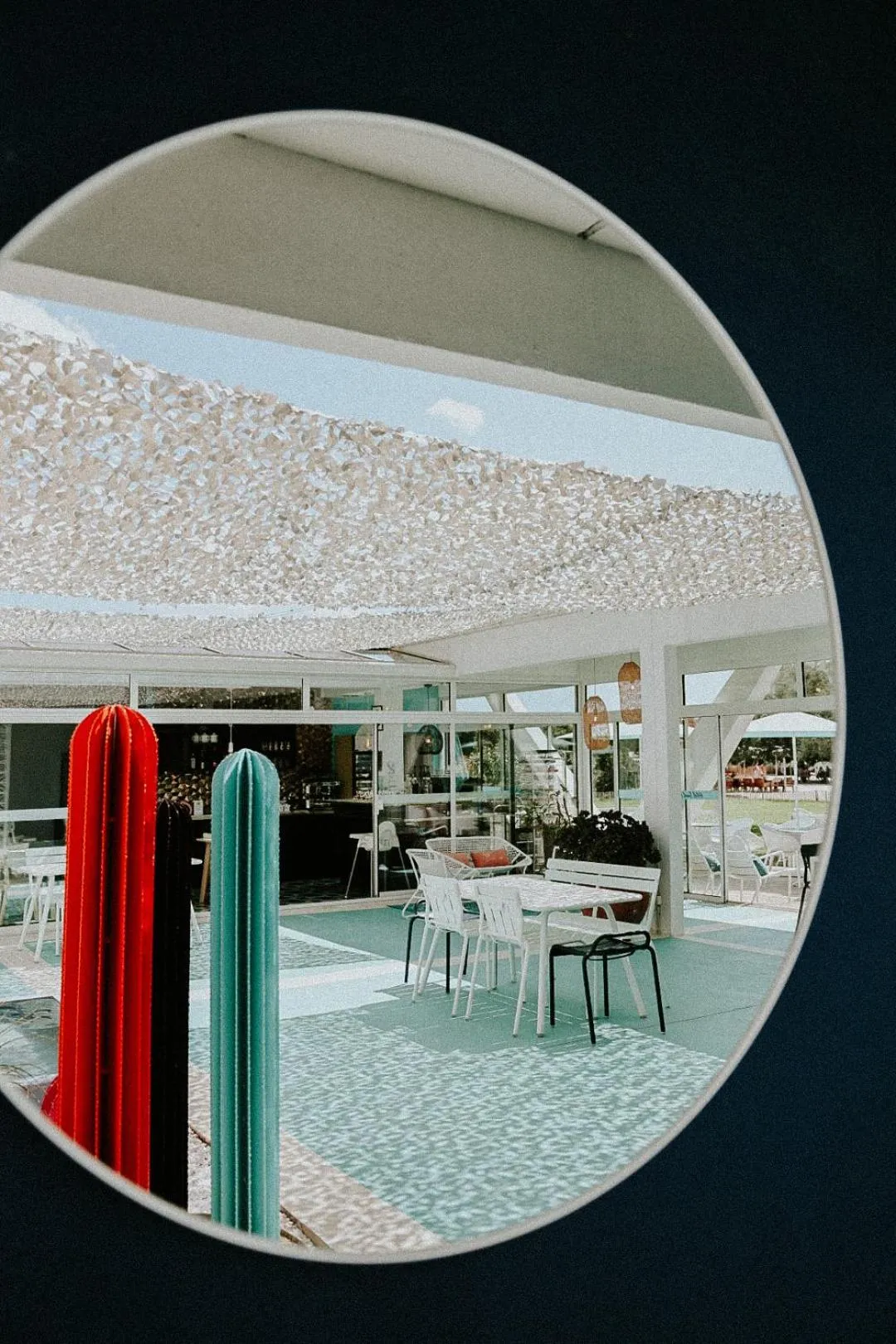 Decorative detail in Hôtel Saint-Clair, côté Plage