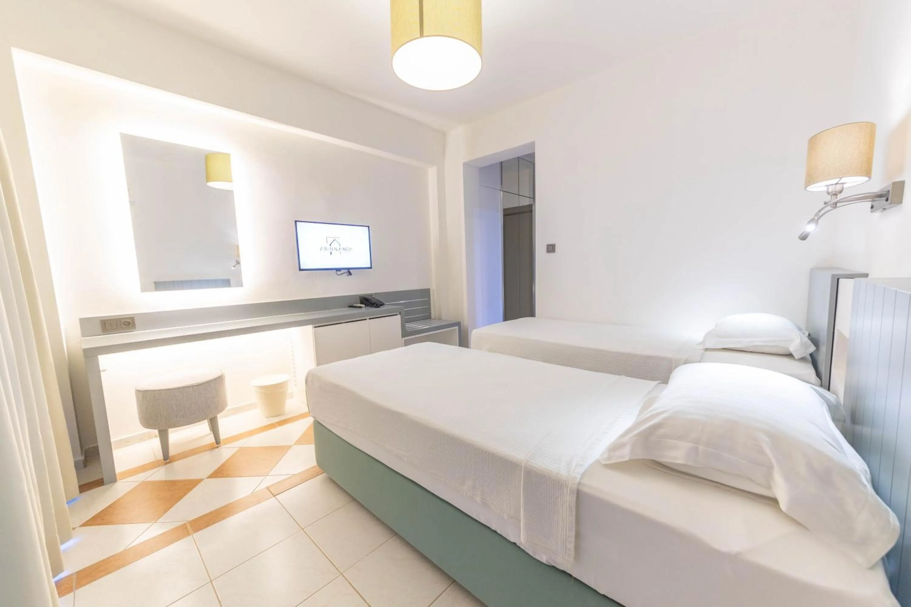 Bed in Arinnanda Hotel Cesme