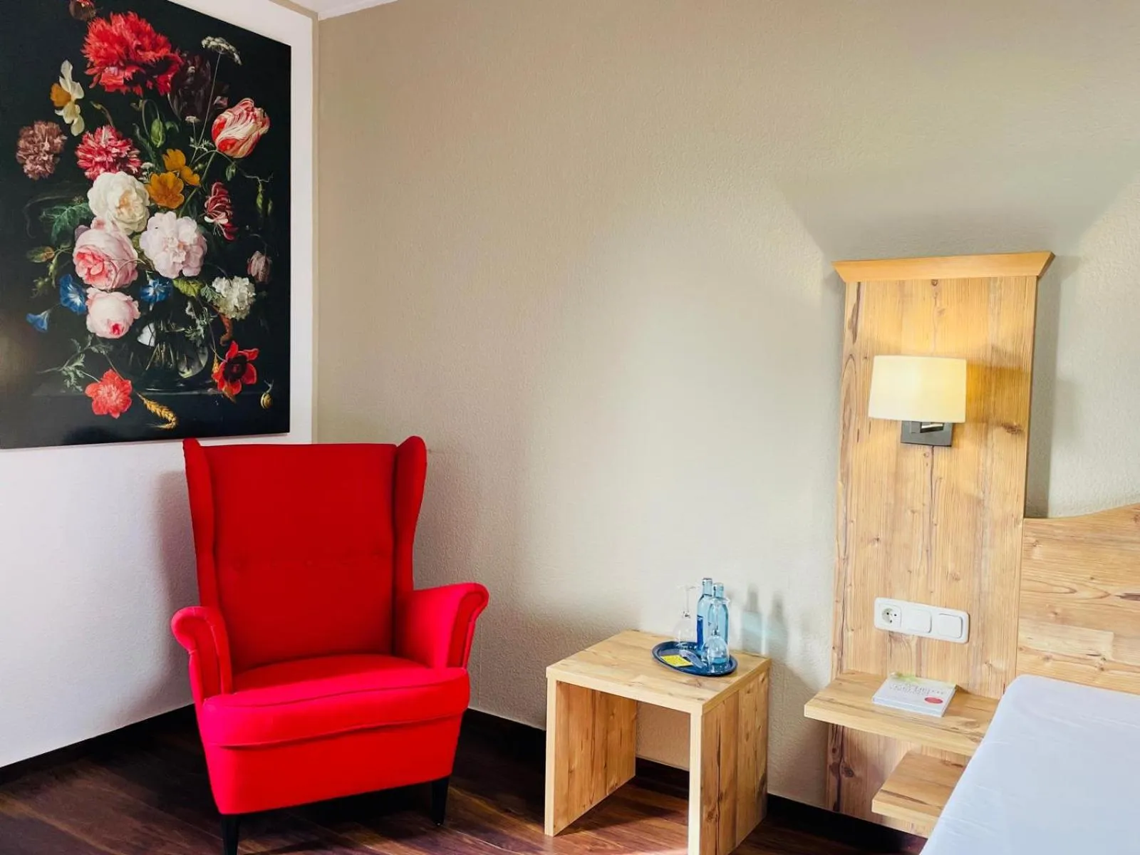 Bed in Hotel Waldesruh