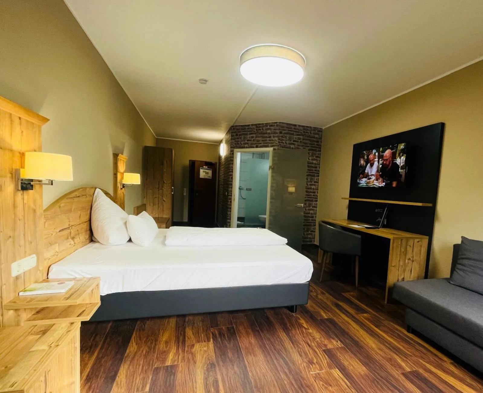 Bed in Hotel Waldesruh