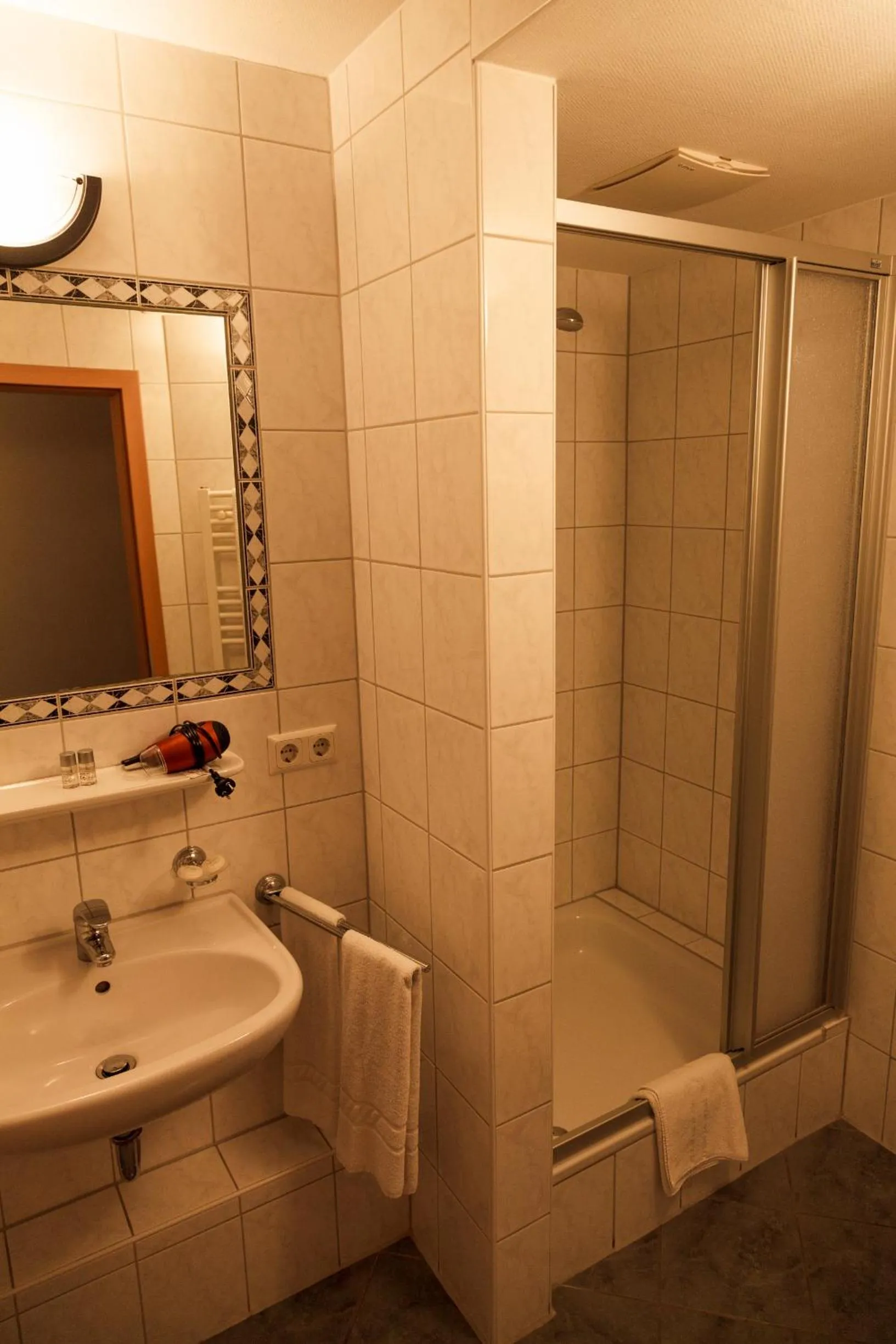 Shower in Hotel Fronhof Mettendorf