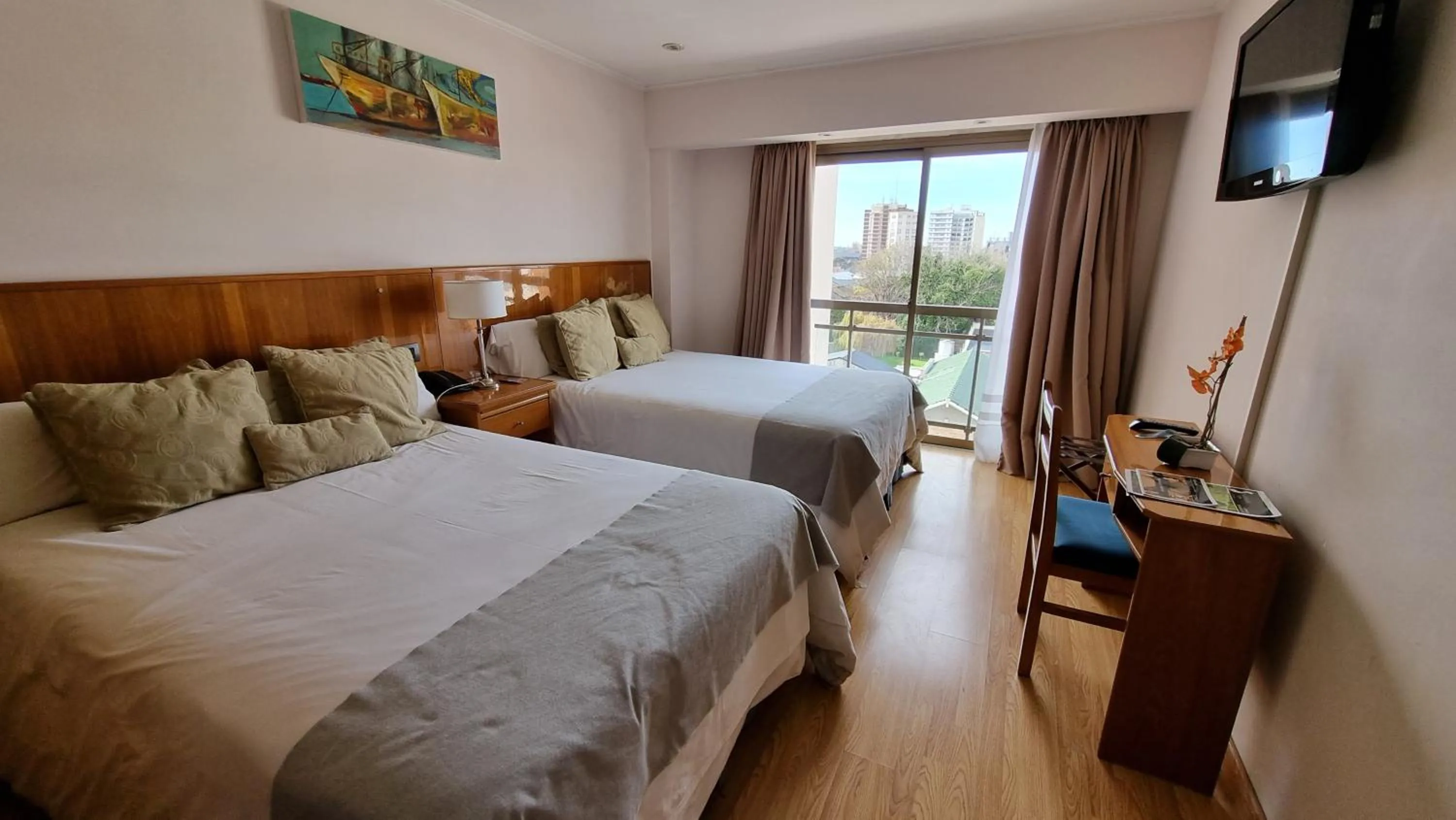 Bed in Ñikén Hotel & Spa