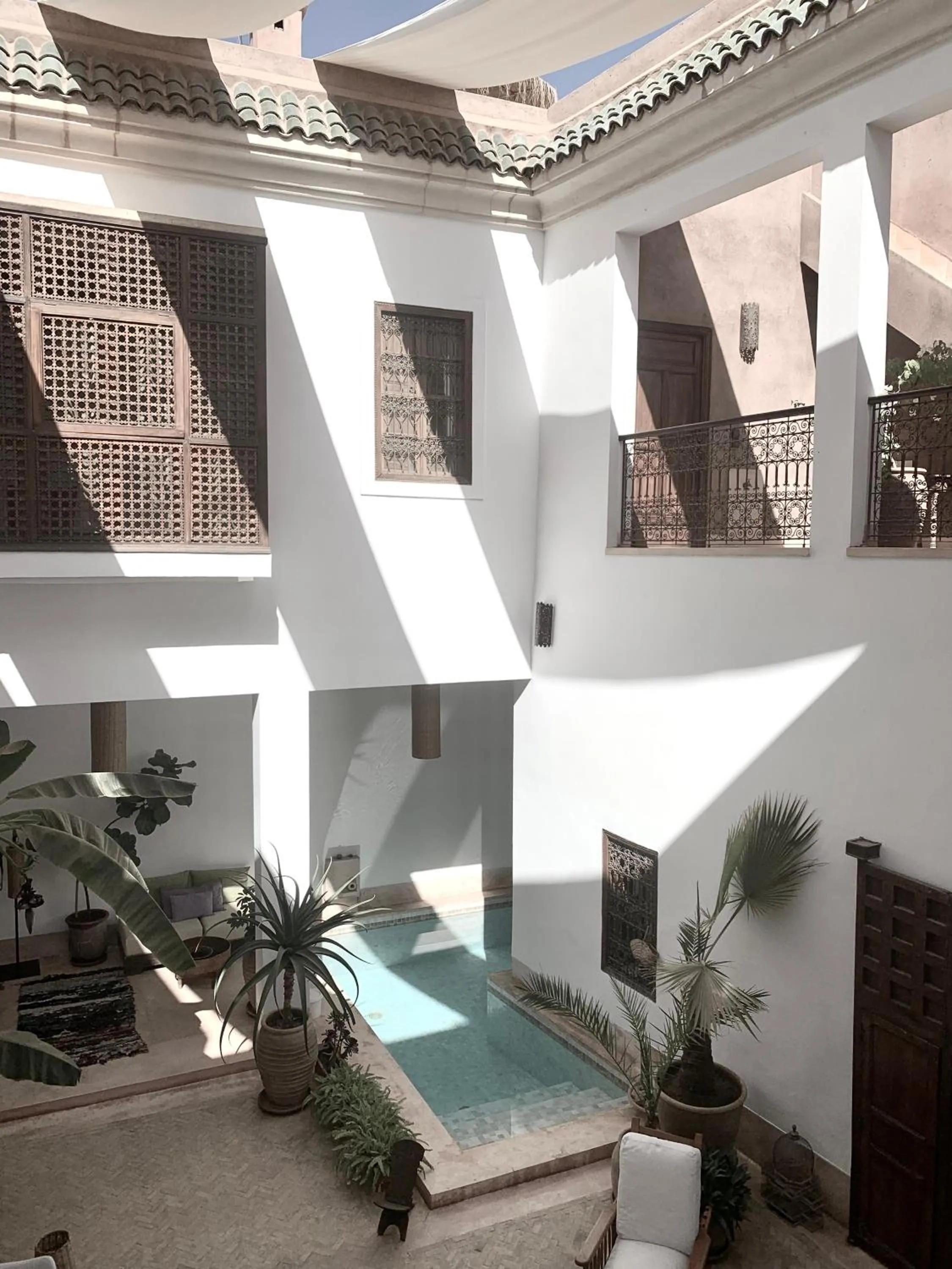 Pool view in Riad UP