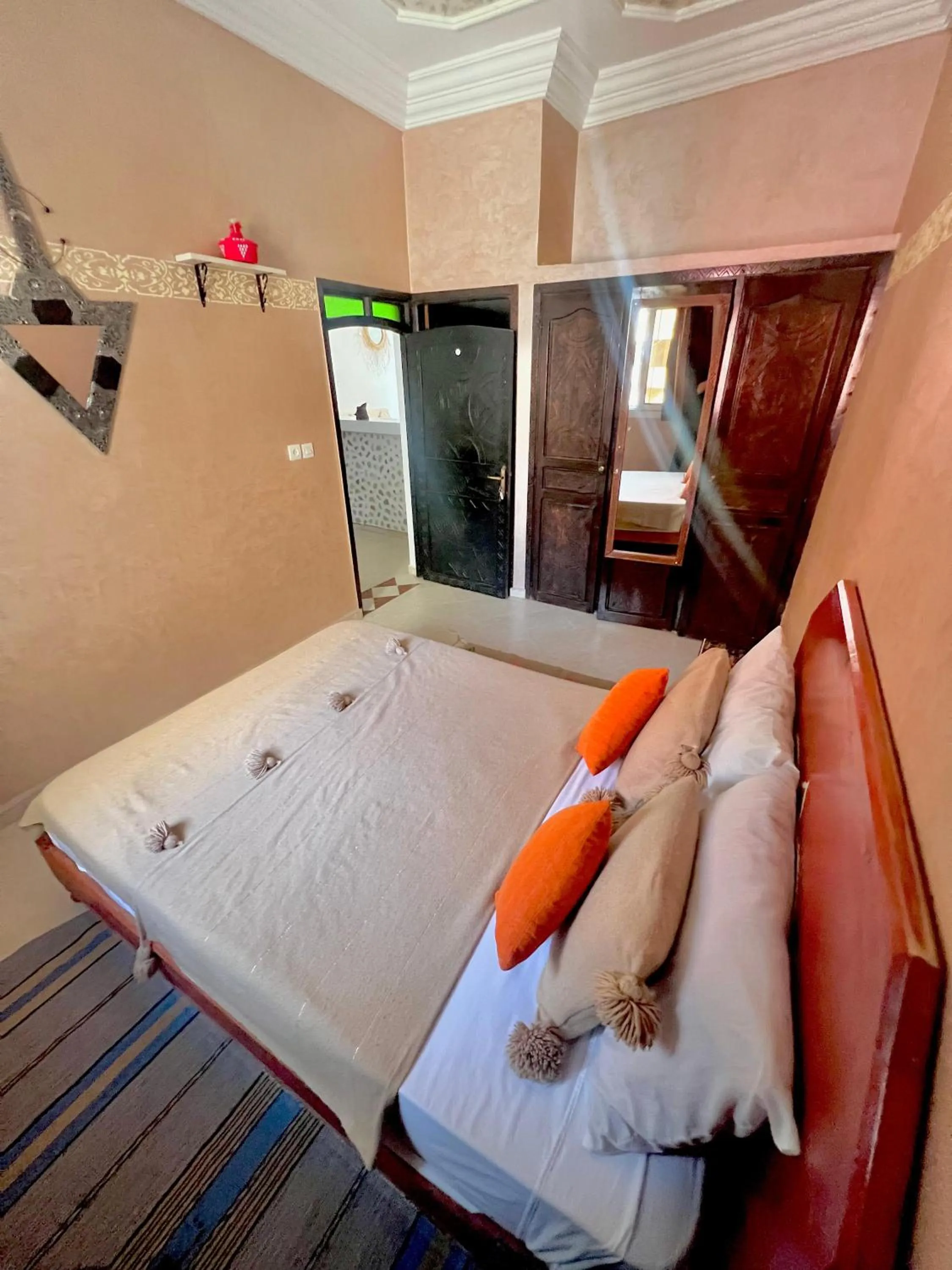 Bathroom, Bed in Original Surf Morocco