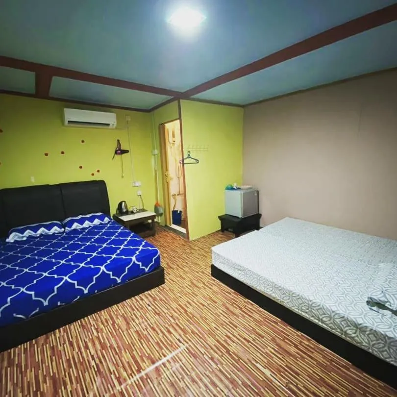 Bed in juara seaview chalet, kampung juara