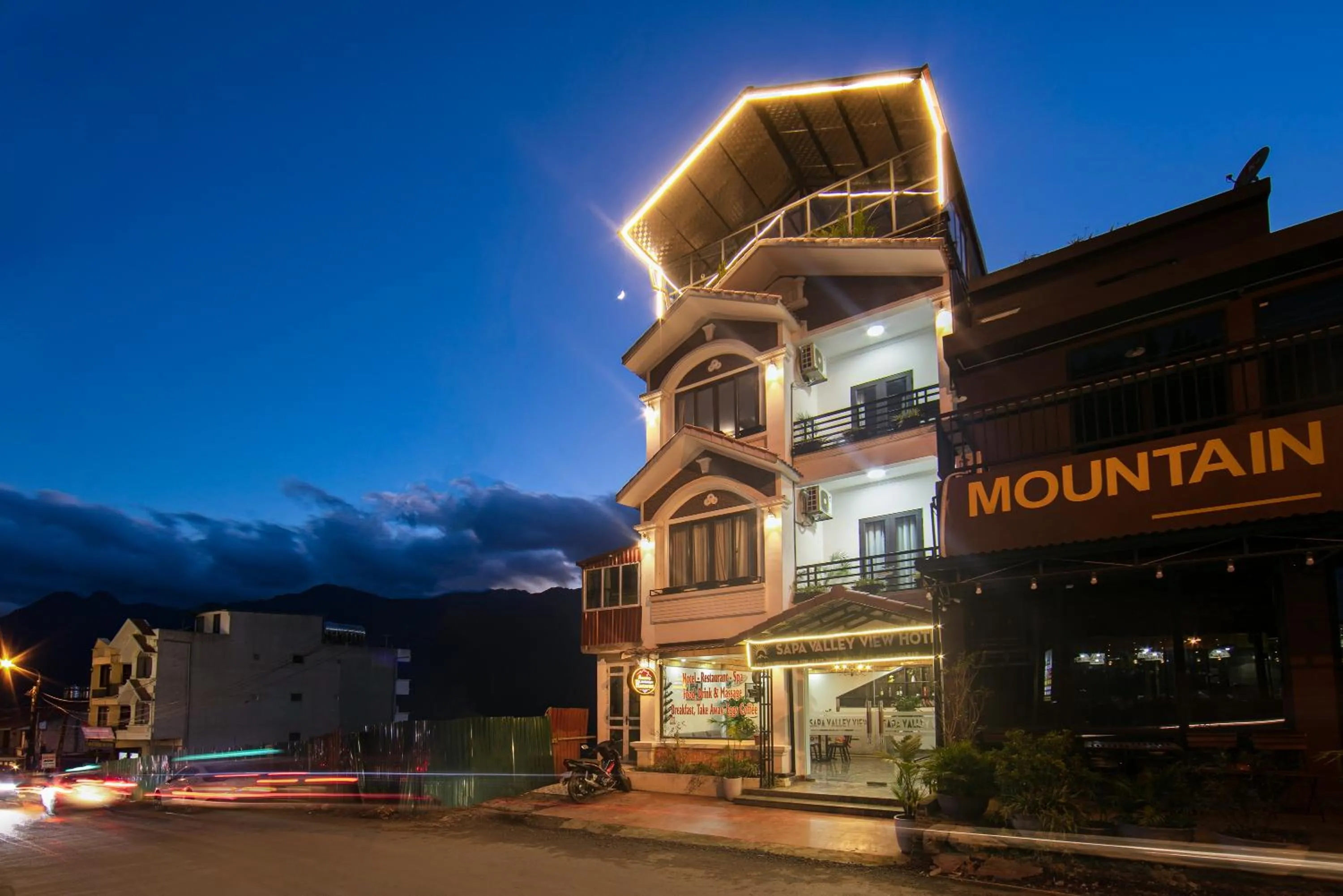 Property building in Sapa Valley view hotel