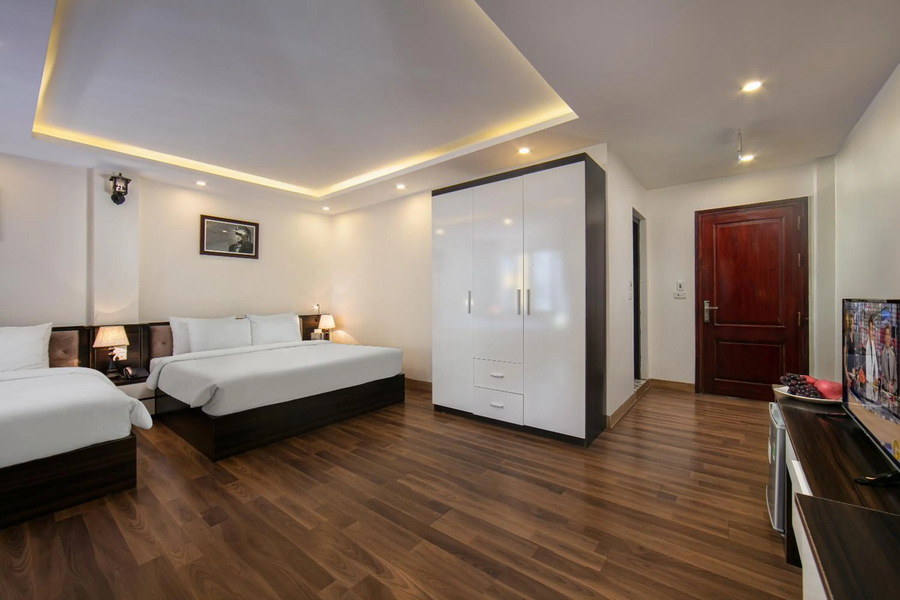 Bed in Sapa Valley view hotel