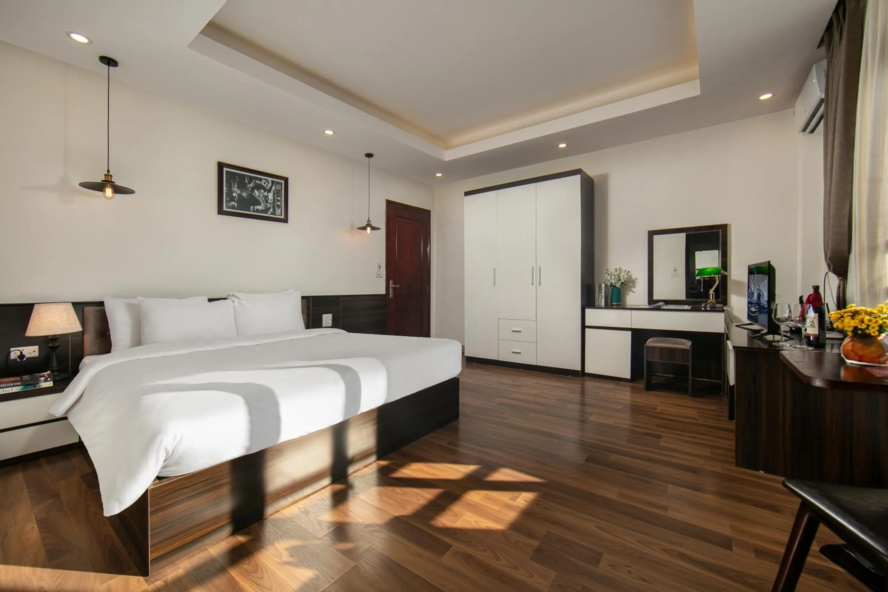 Photo of the whole room, Bed in Sapa Valley view hotel