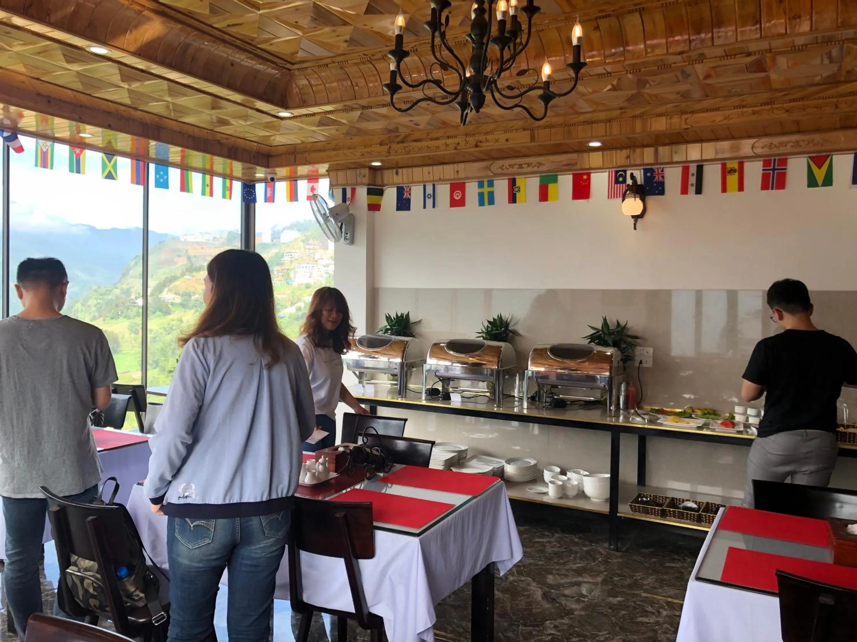 Breakfast in Sapa Valley view hotel