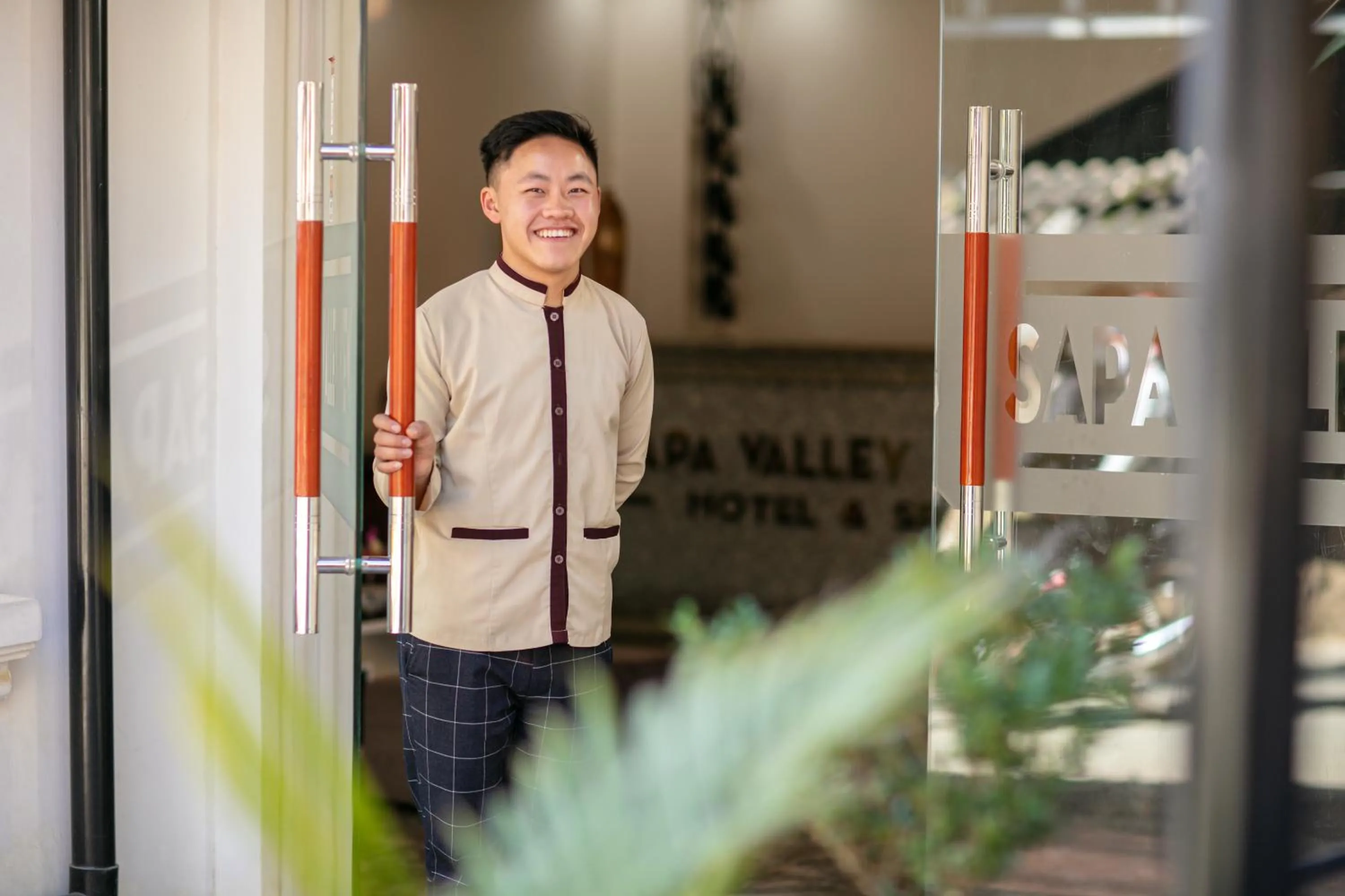 Property building in Sapa Valley view hotel