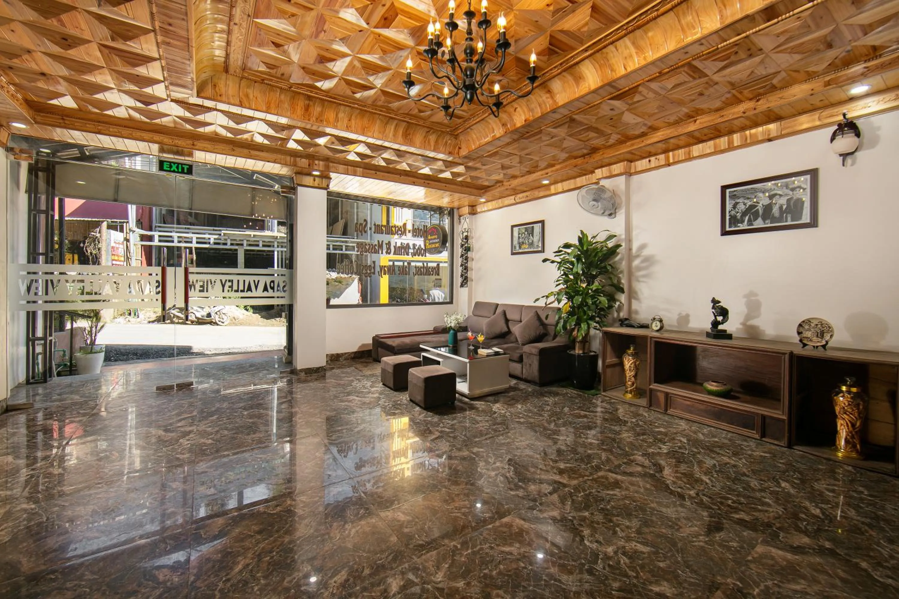 Property building in Sapa Valley view hotel