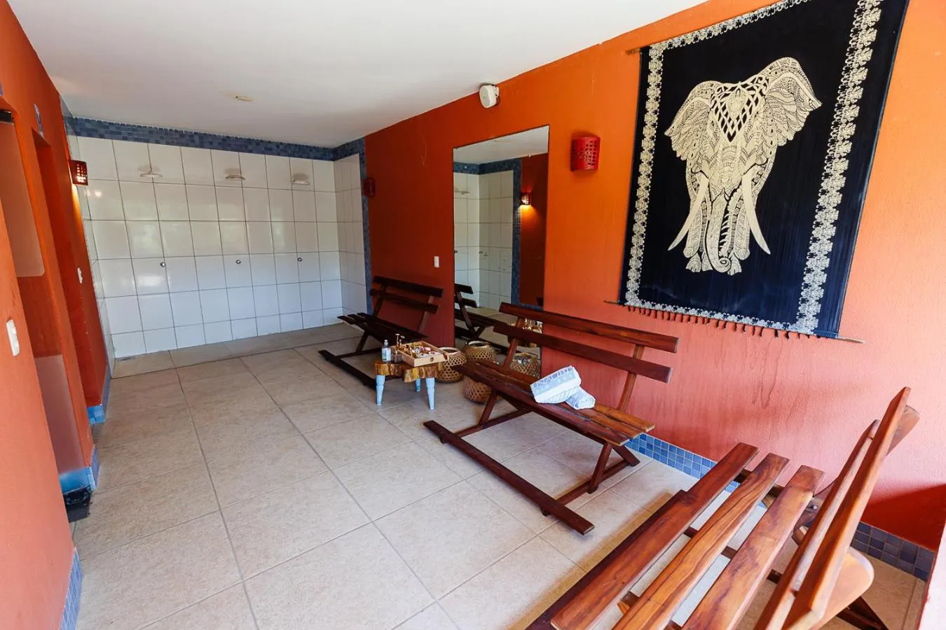 Steam room in Carnaubinha Praia Resort