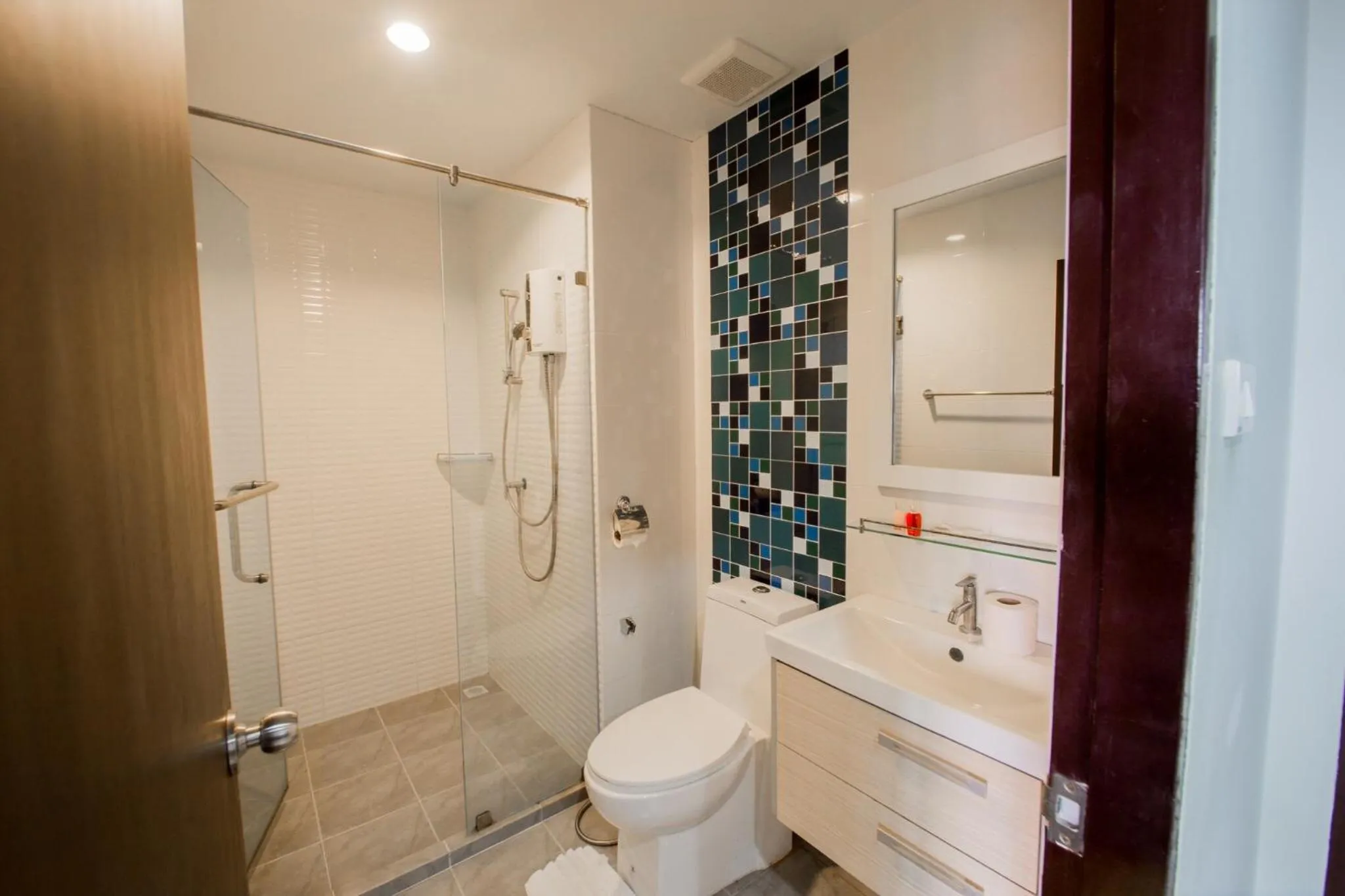 Shower in Aonang Ocean View Studio ( The Sea Condo )