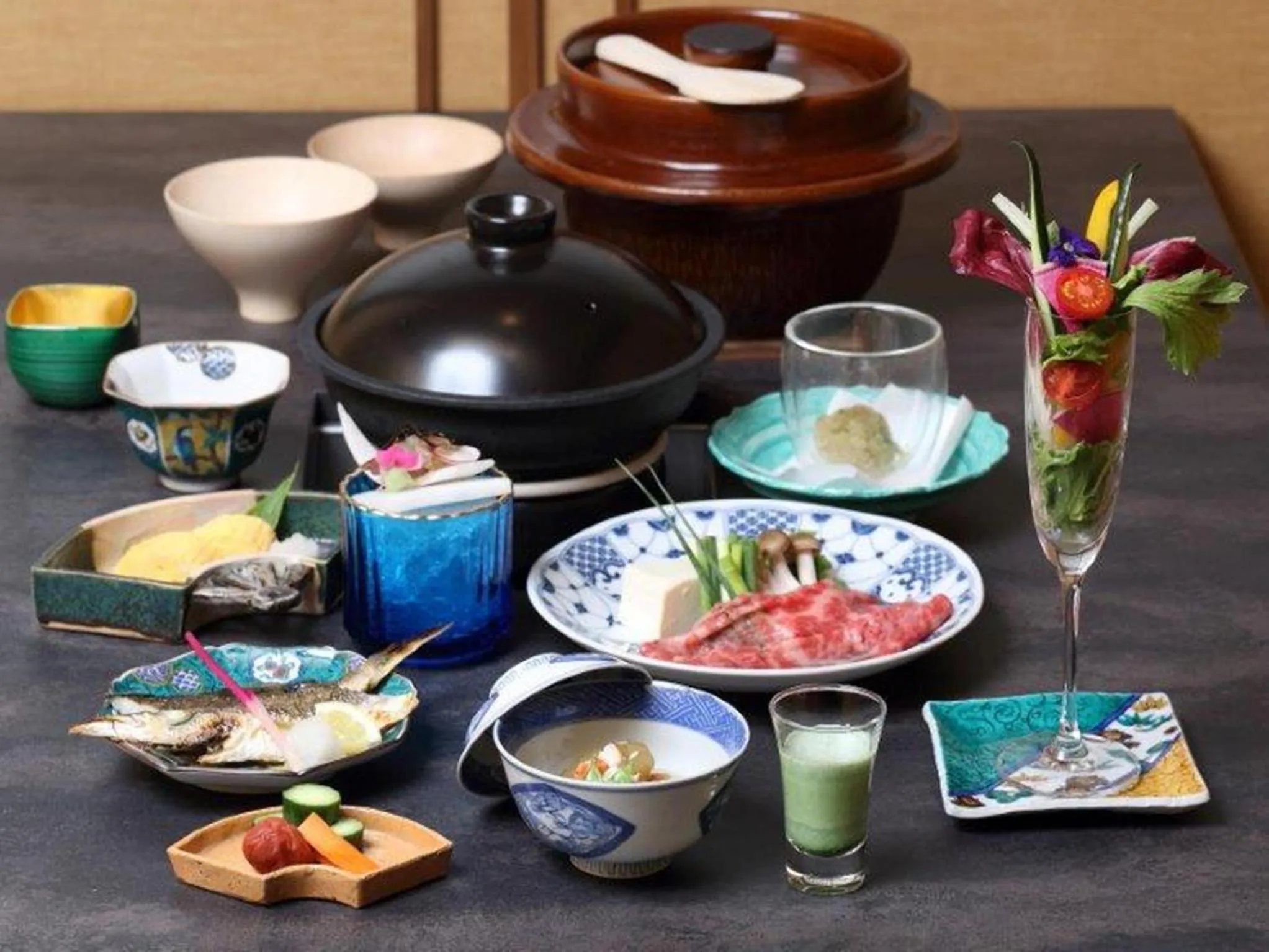 Breakfast in Kanazawa Yuwaku Onsen Kokarian