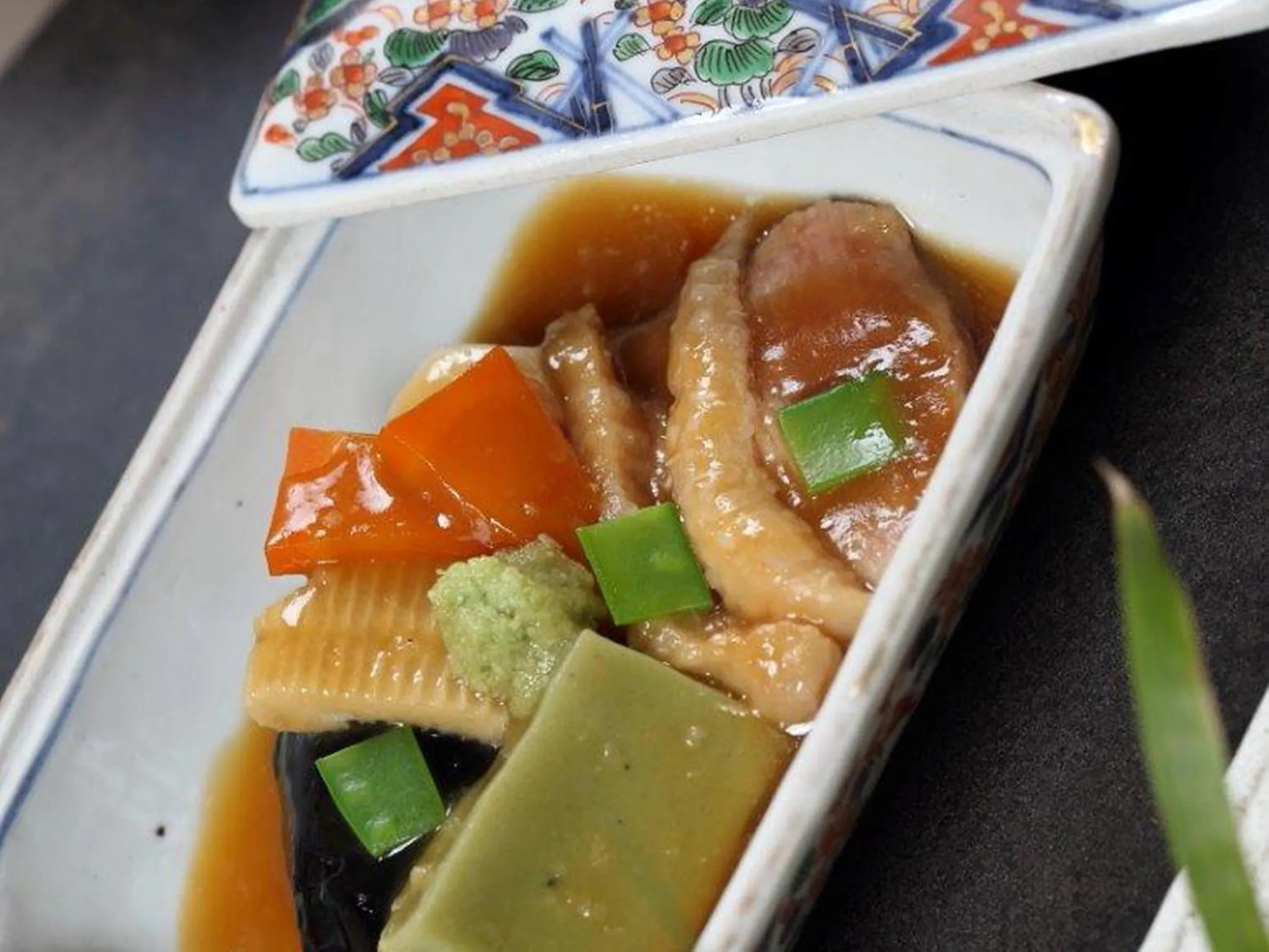 Food in Kanazawa Yuwaku Onsen Kokarian