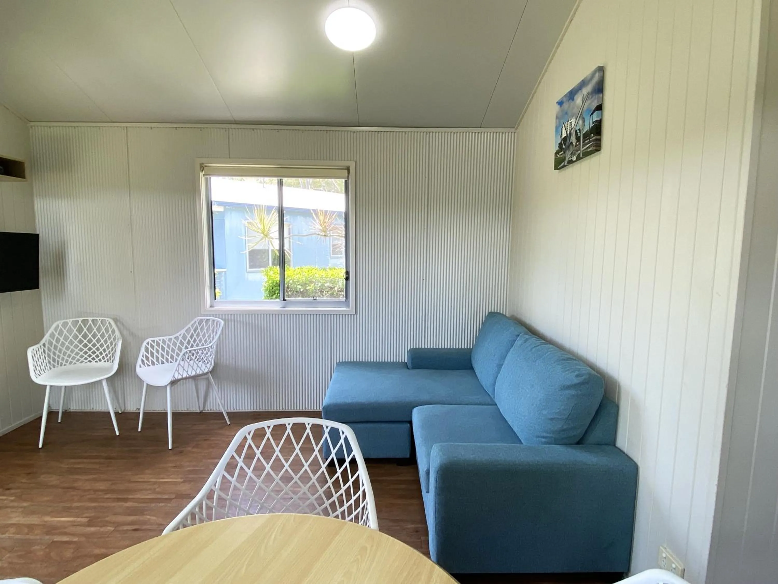 Living room in BIG4 Mackay Blacks Beach Holiday Park