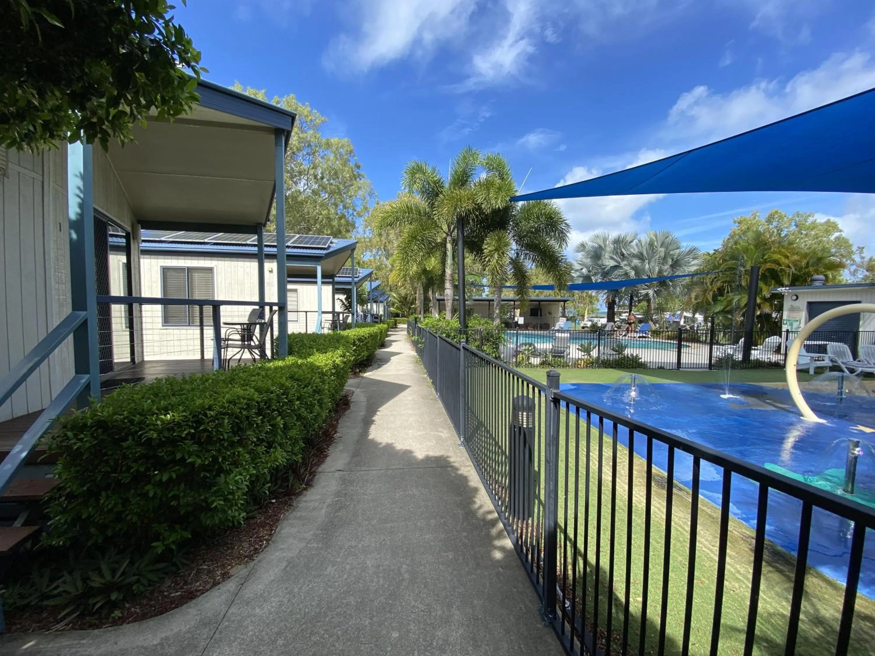 Pool view in BIG4 Mackay Blacks Beach Holiday Park