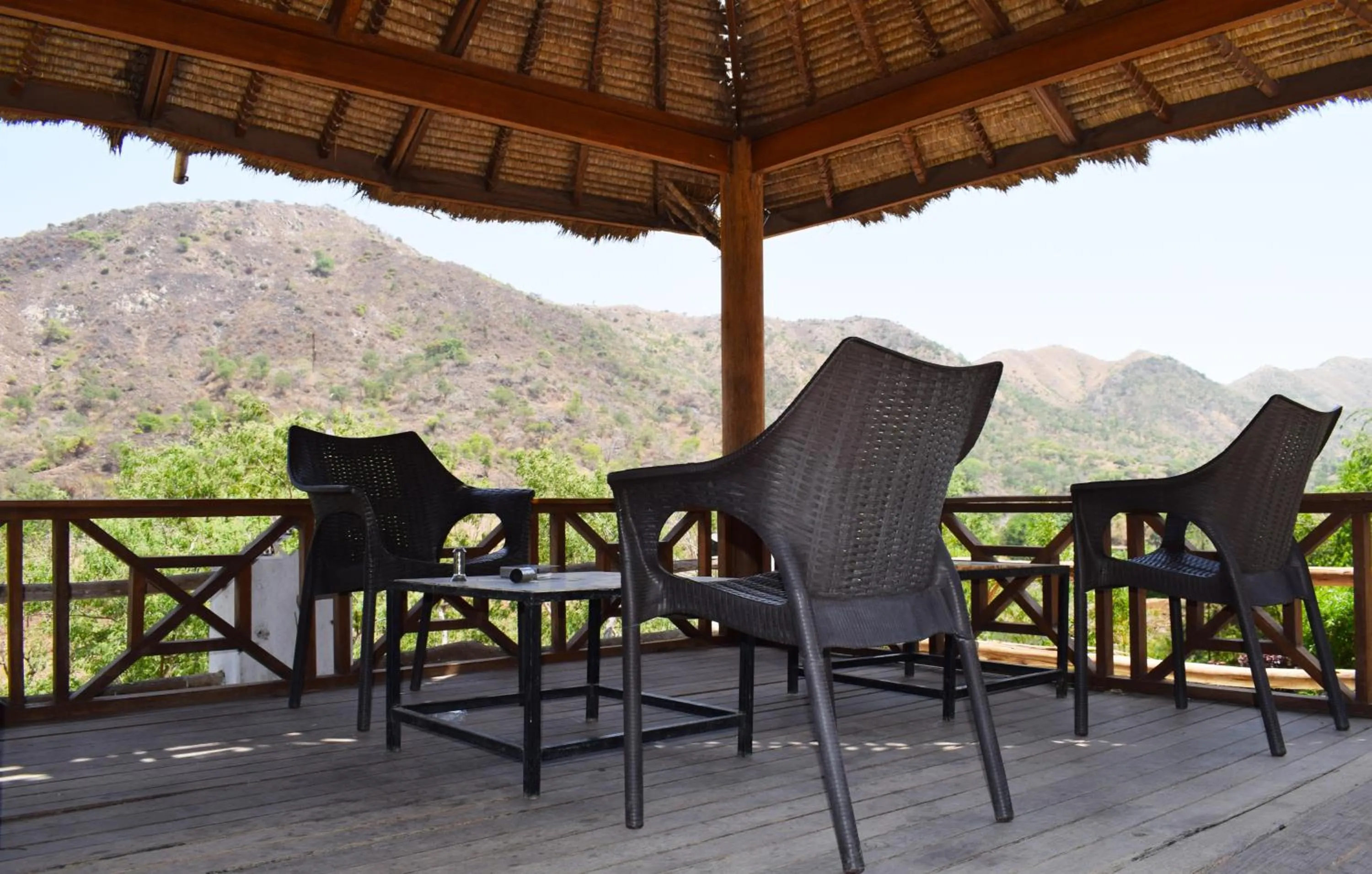 Patio in Kumbhalgarh Forest Retreat