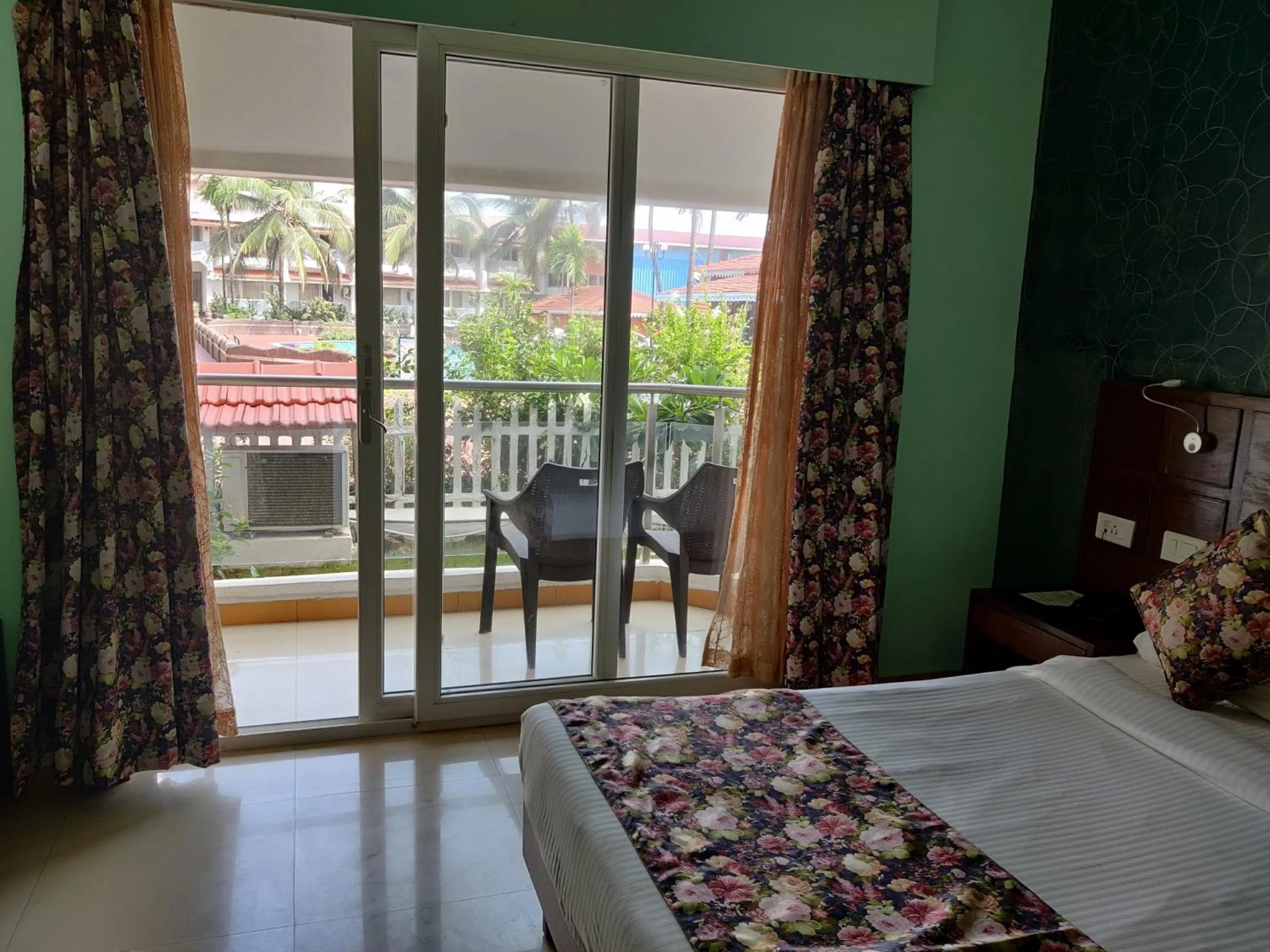 View (from property/room), Bed in Hotel Goan Heritage