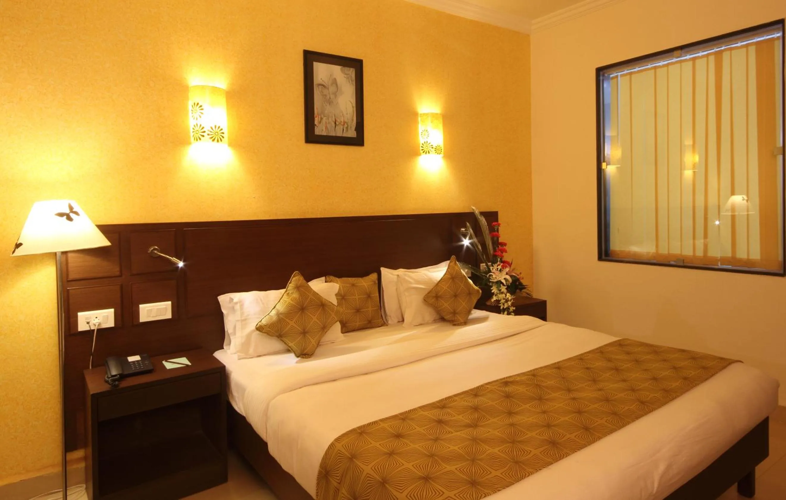 Bedroom, Bed in Hotel Goan Heritage