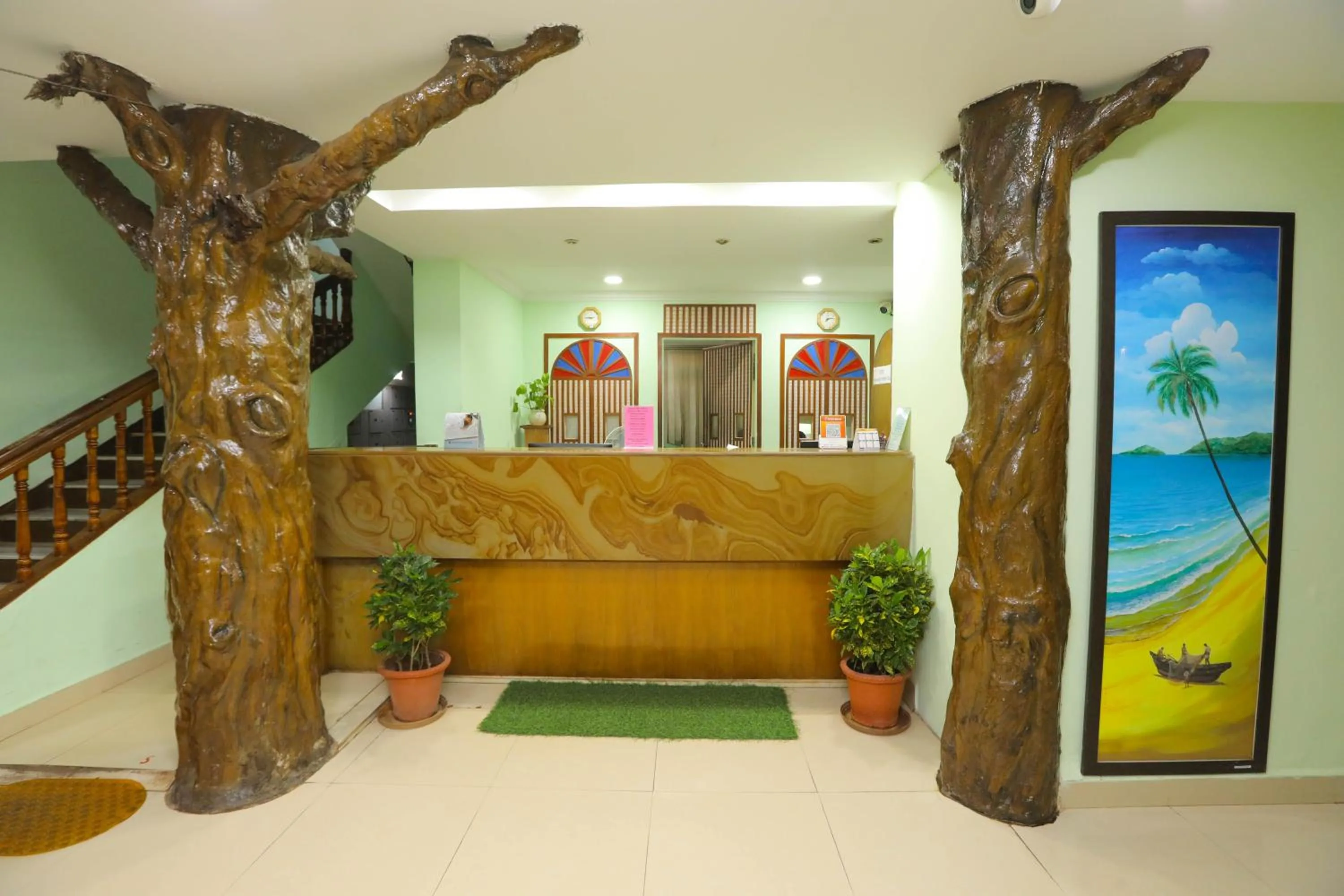 Lobby or reception in Hotel Goan Heritage