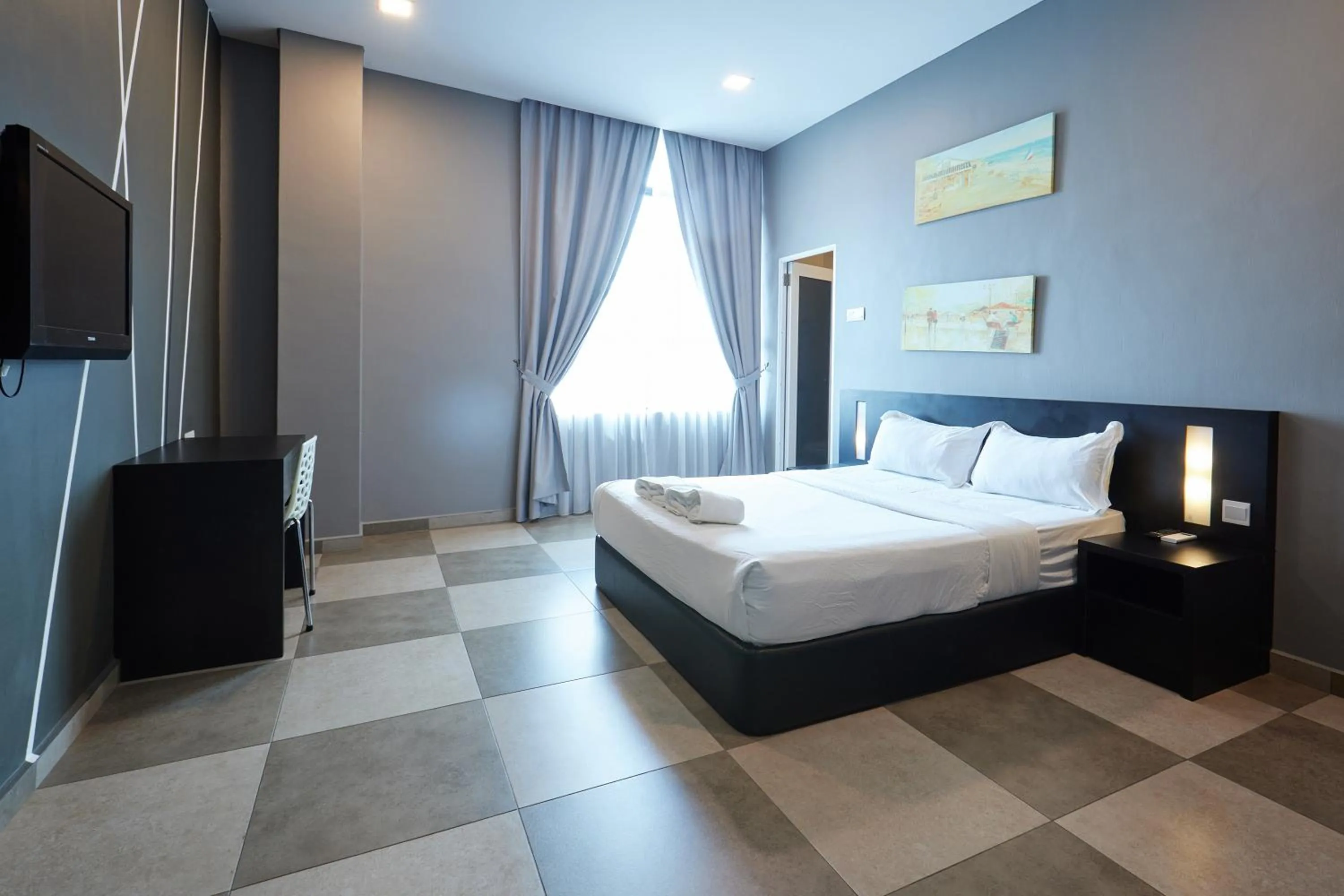 Bed in Elite Hotel Muar