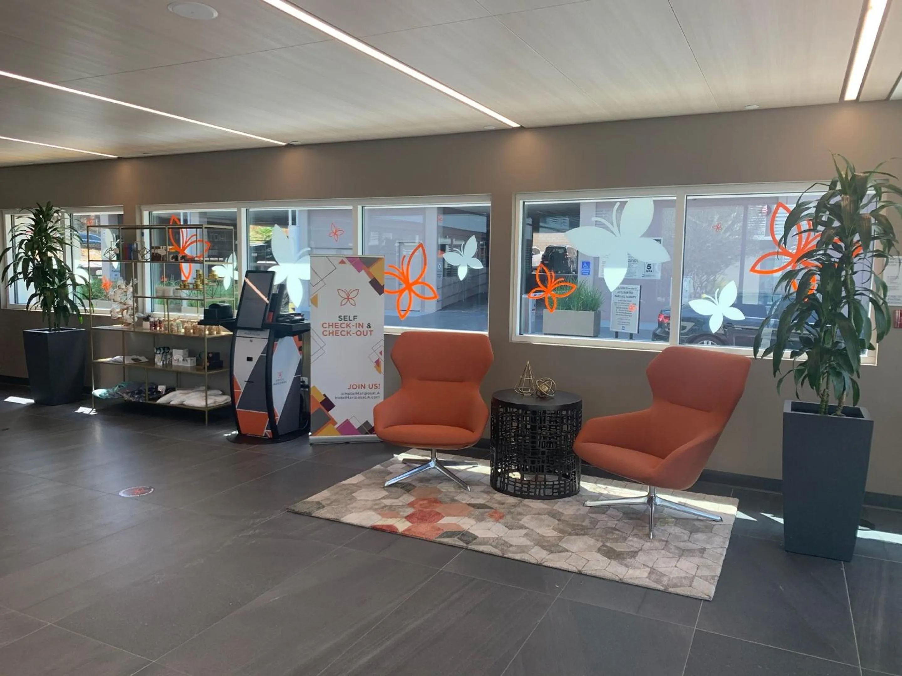 Lobby or reception in Hotel Mariposa