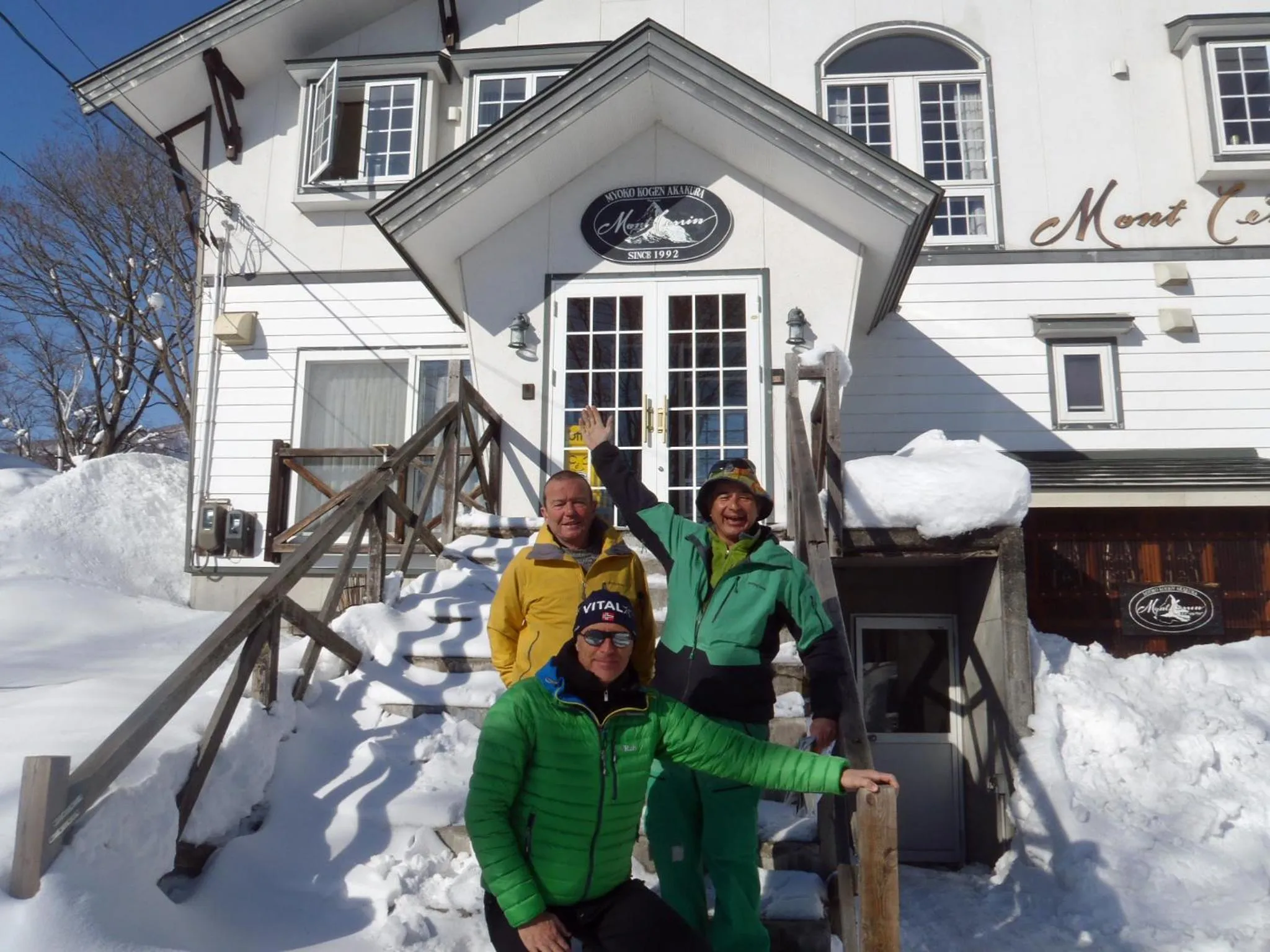 Facade/entrance in Mont Cervin Myoko