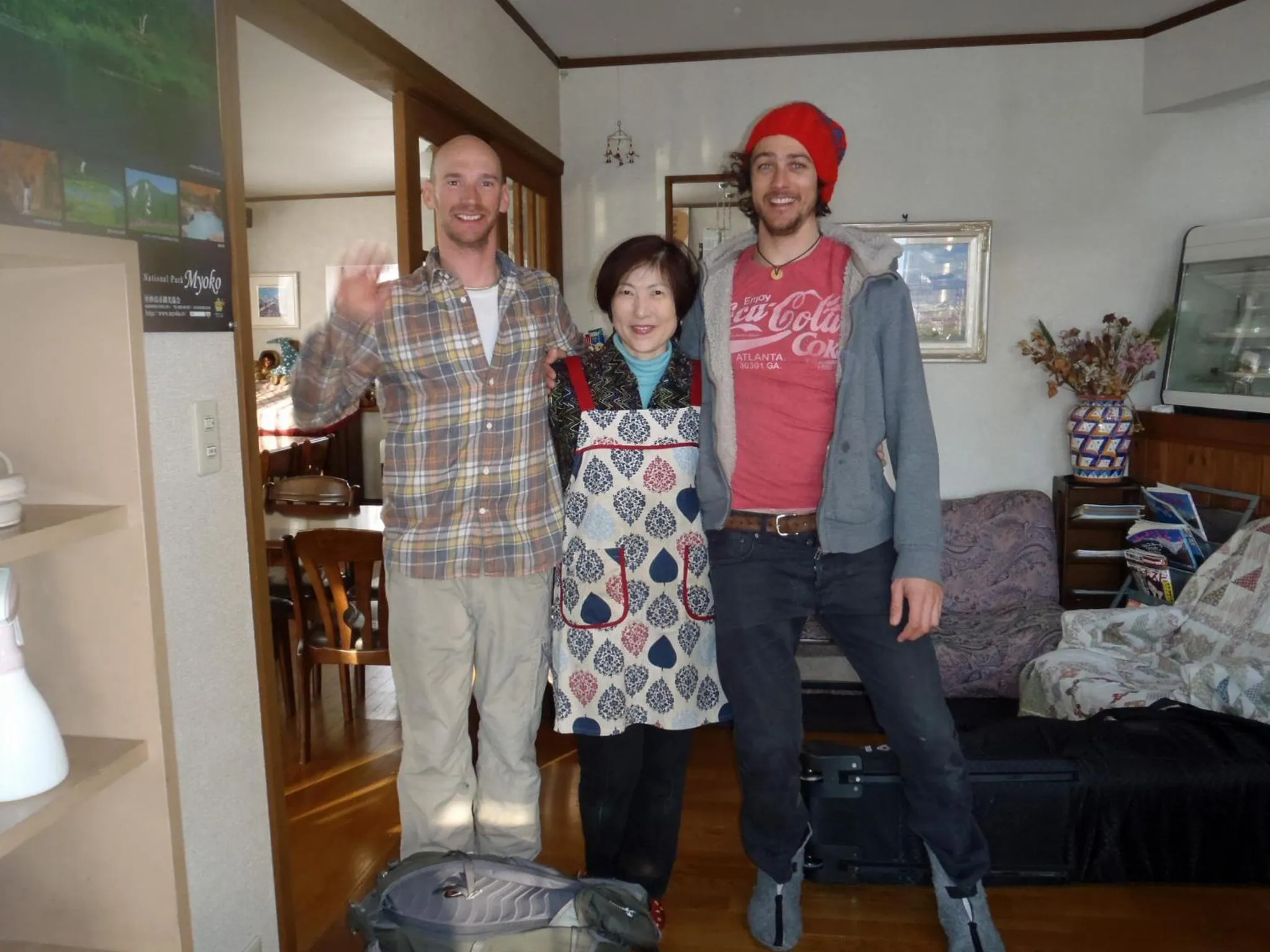 group of guests in Mont Cervin Myoko