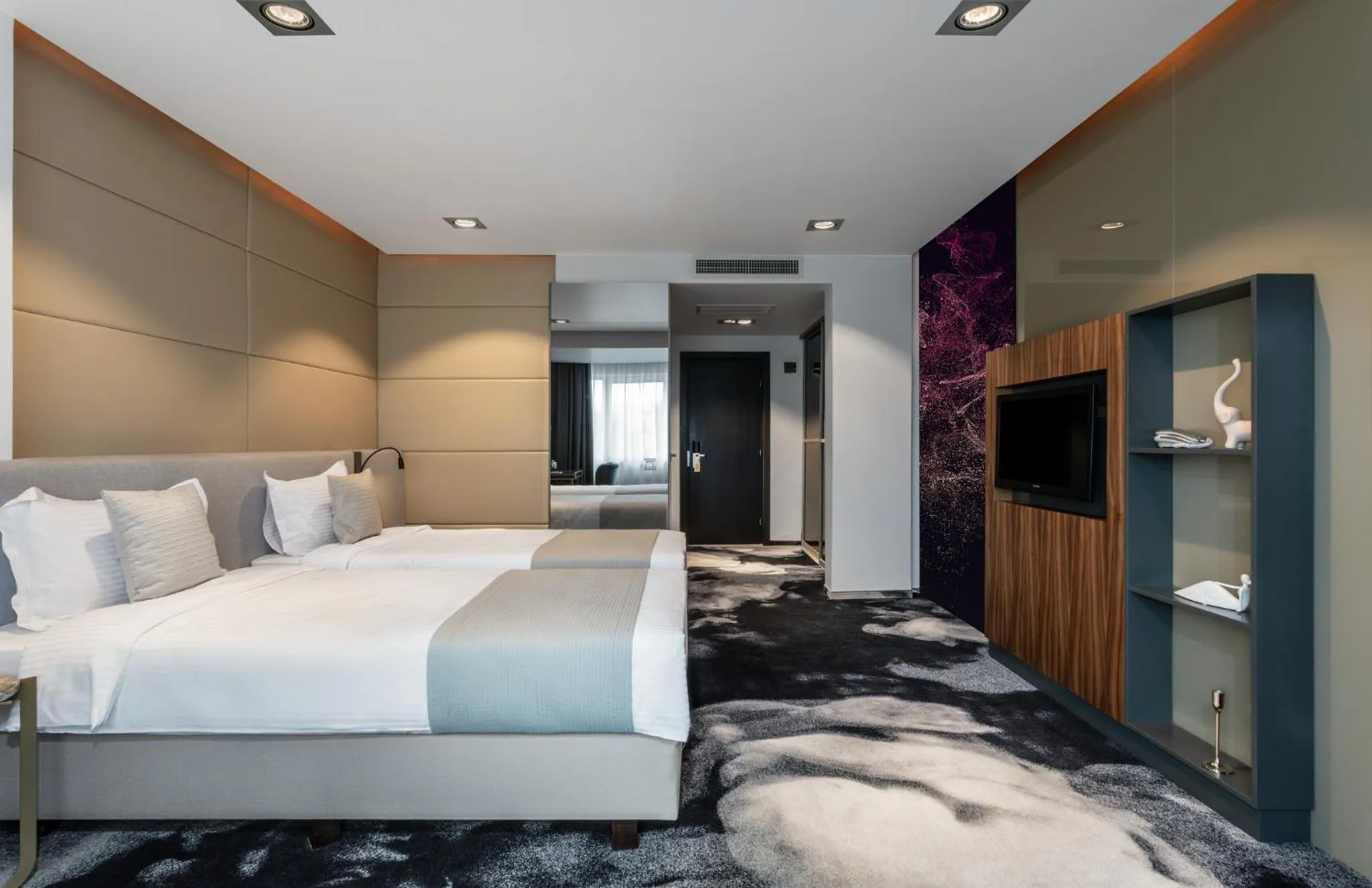 Bed in Hotel River Park