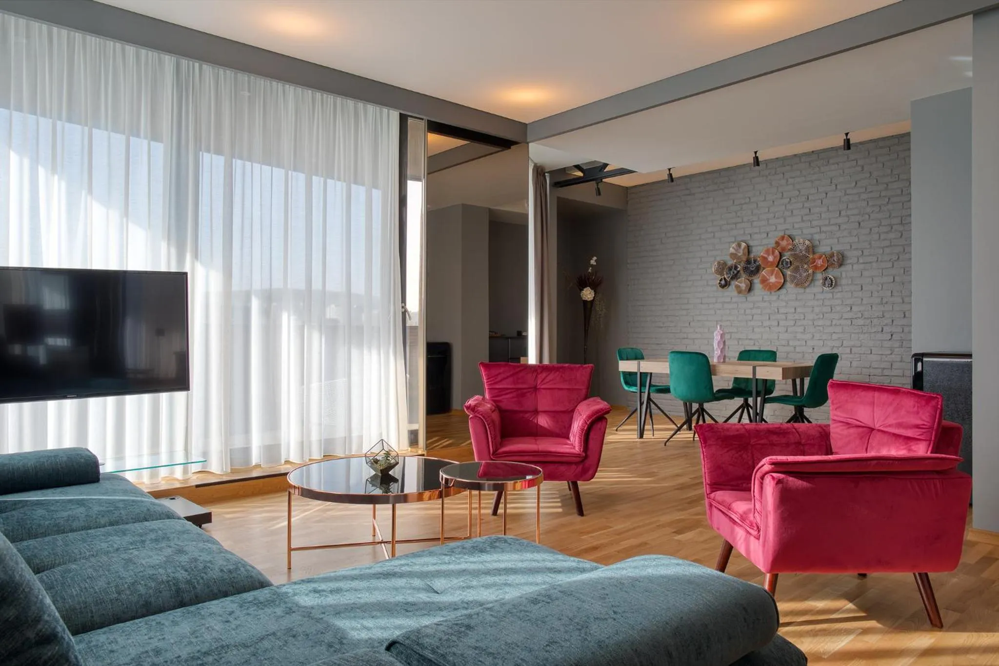 Living room in Hotel River Park