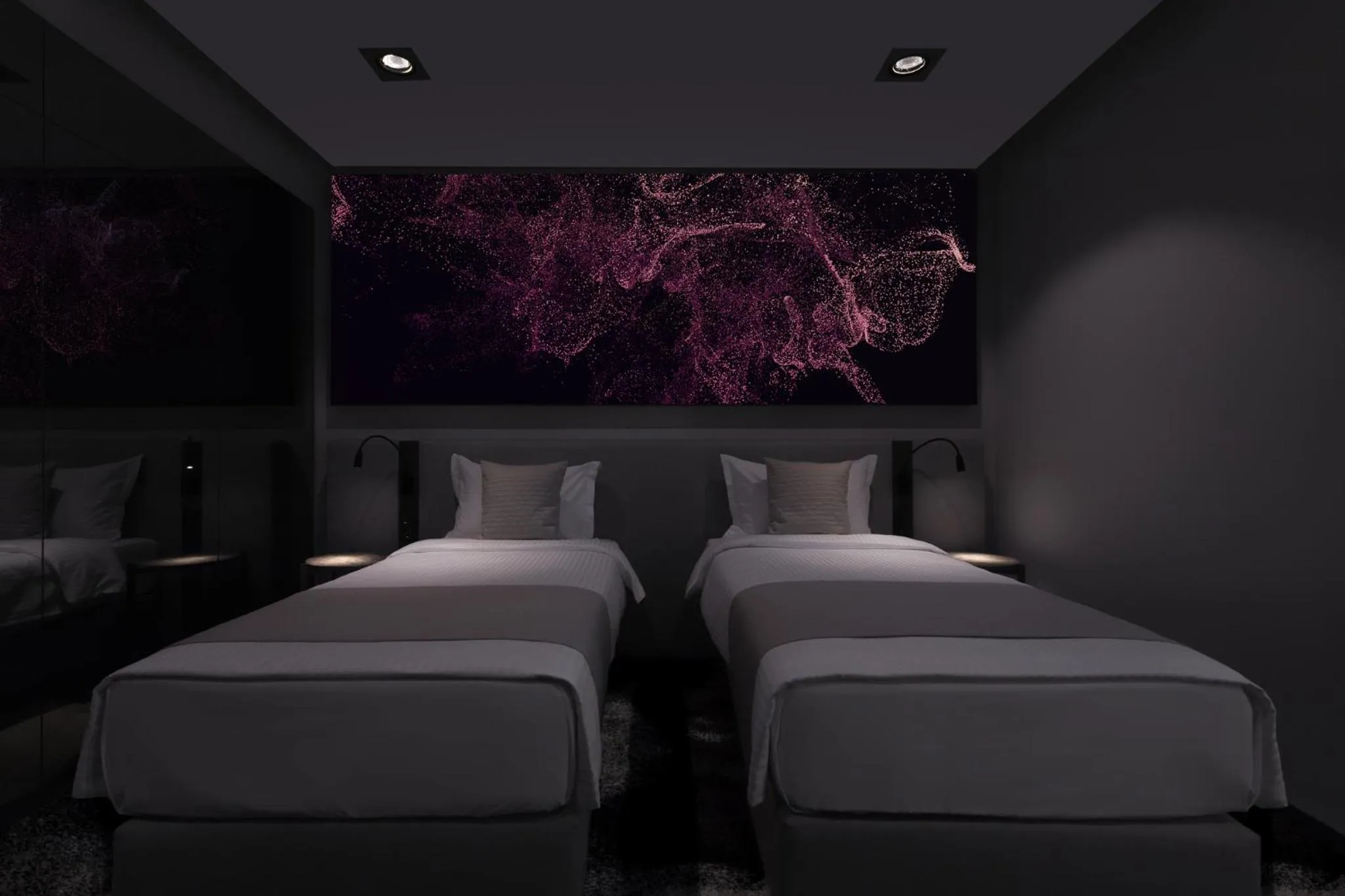 Bed in Hotel River Park