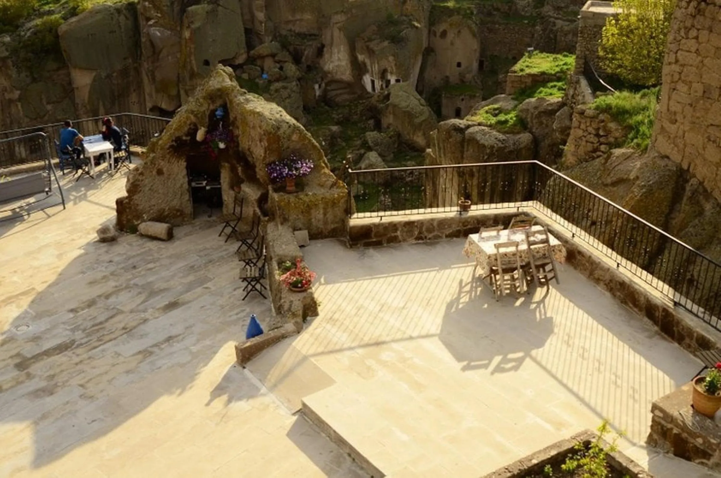 Inner courtyard view in Kapadokya Ihlara Konakları Otel Akinci Konagi