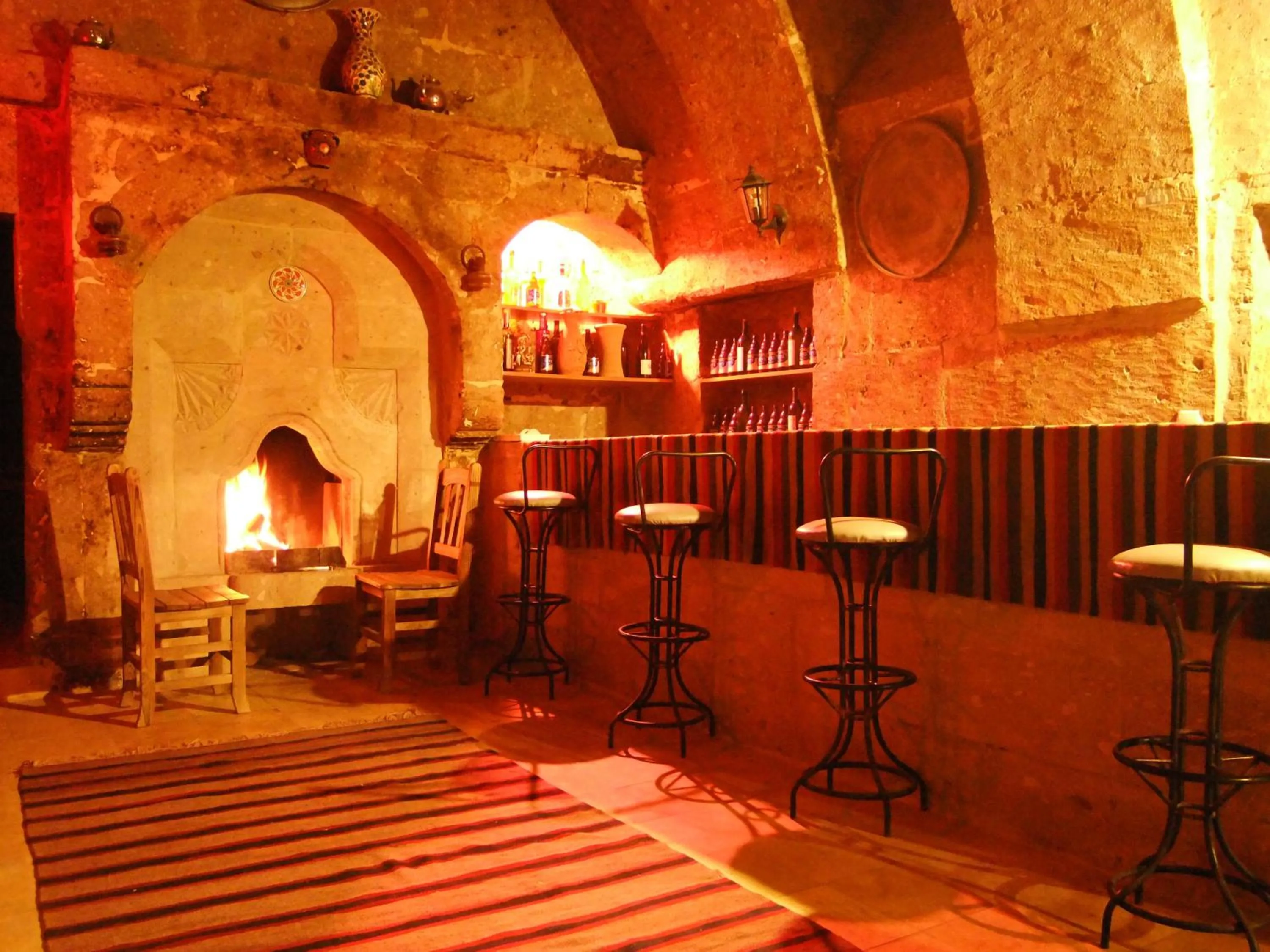 Lounge or bar in Kapadokya Ihlara Konakları Otel Akinci Konagi