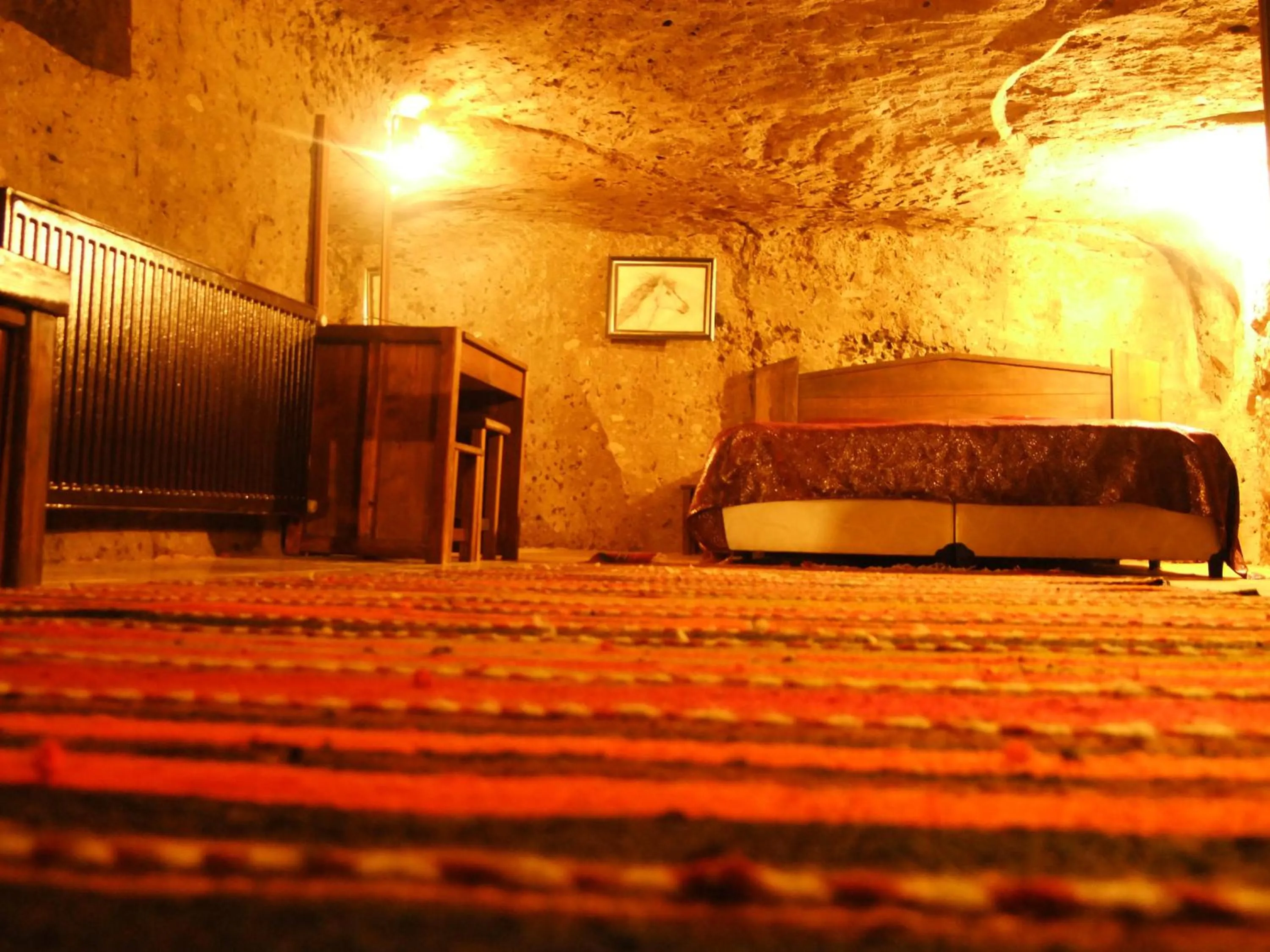 Decorative detail, Bed in Kapadokya Ihlara Konakları Otel Akinci Konagi